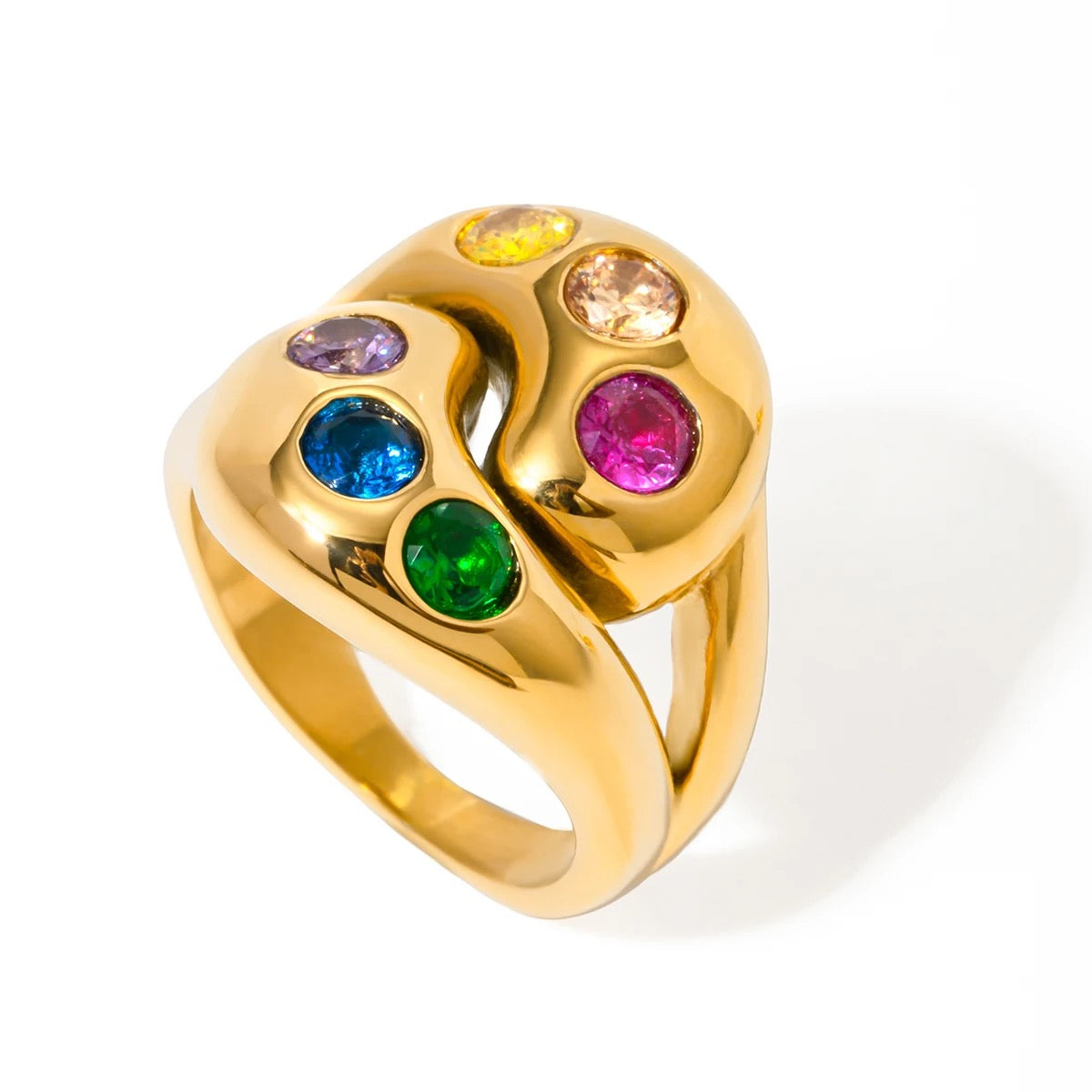 Colour Splash Gem Ring