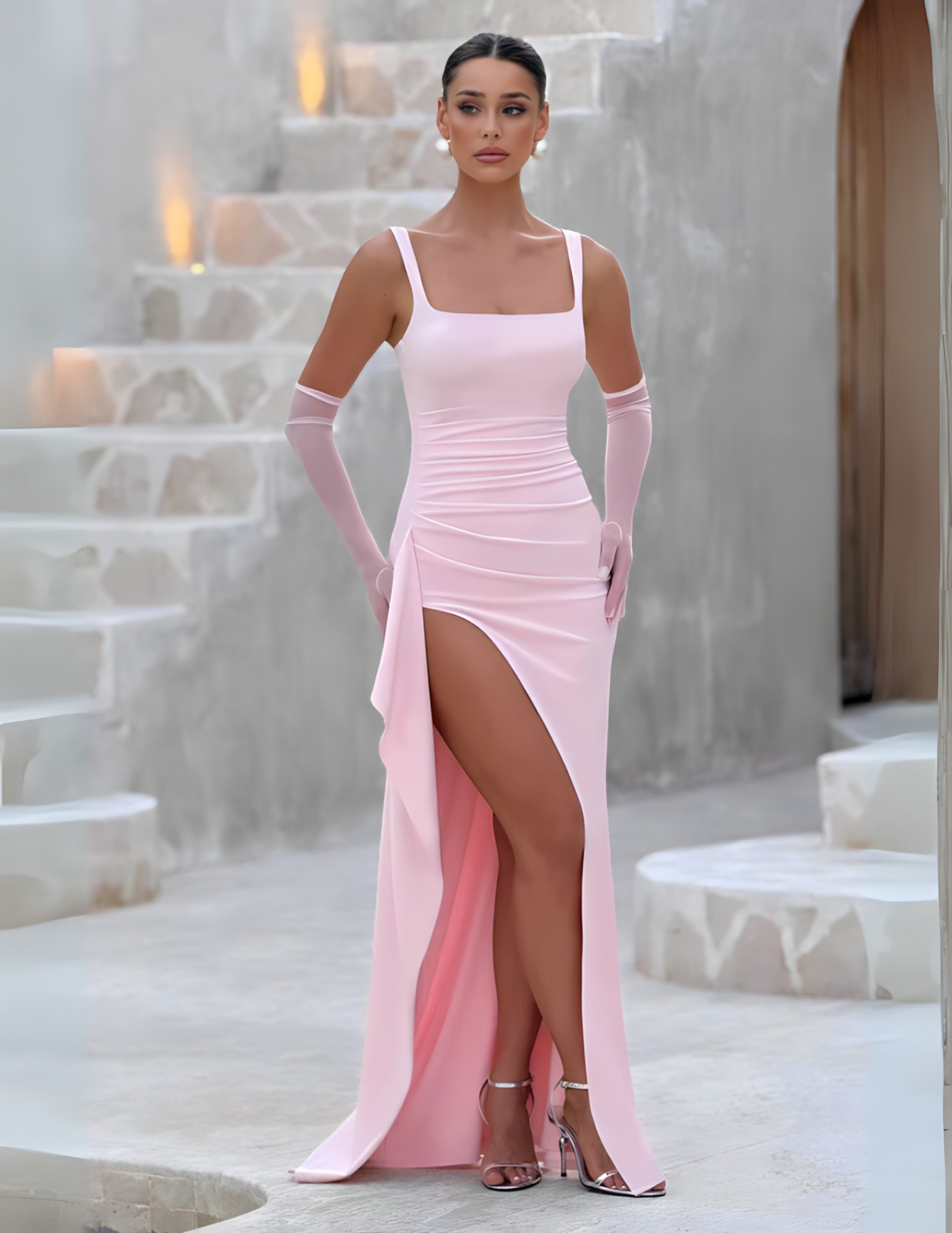 KALENA MAXI DRESS - LEMON