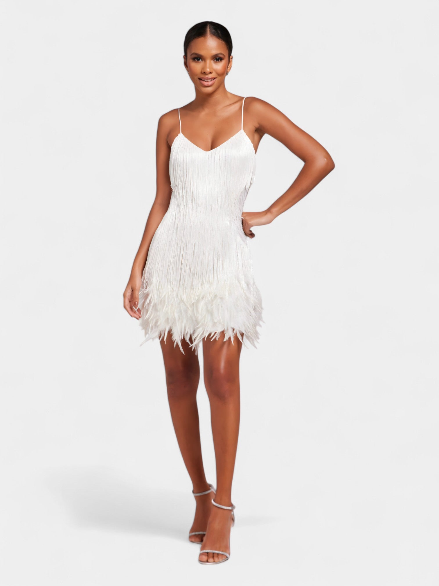 ALIRA MINI DRESS - IVORY