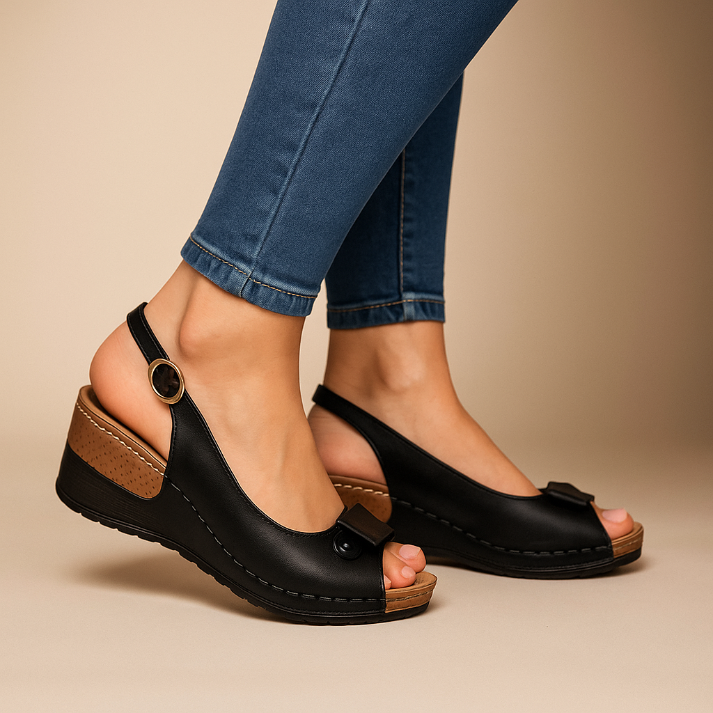 Calivra™ | Stylish Wedge Sandals