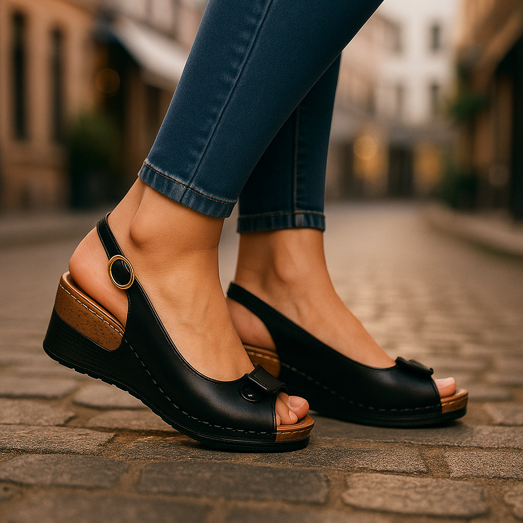 Calivra™ | Stylish Wedge Sandals