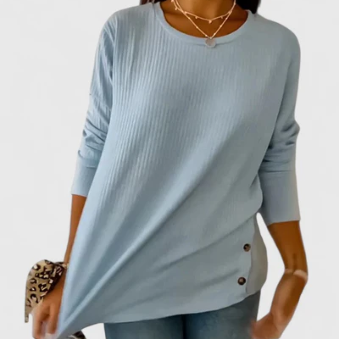 Megan™ | Elegant Crew Top