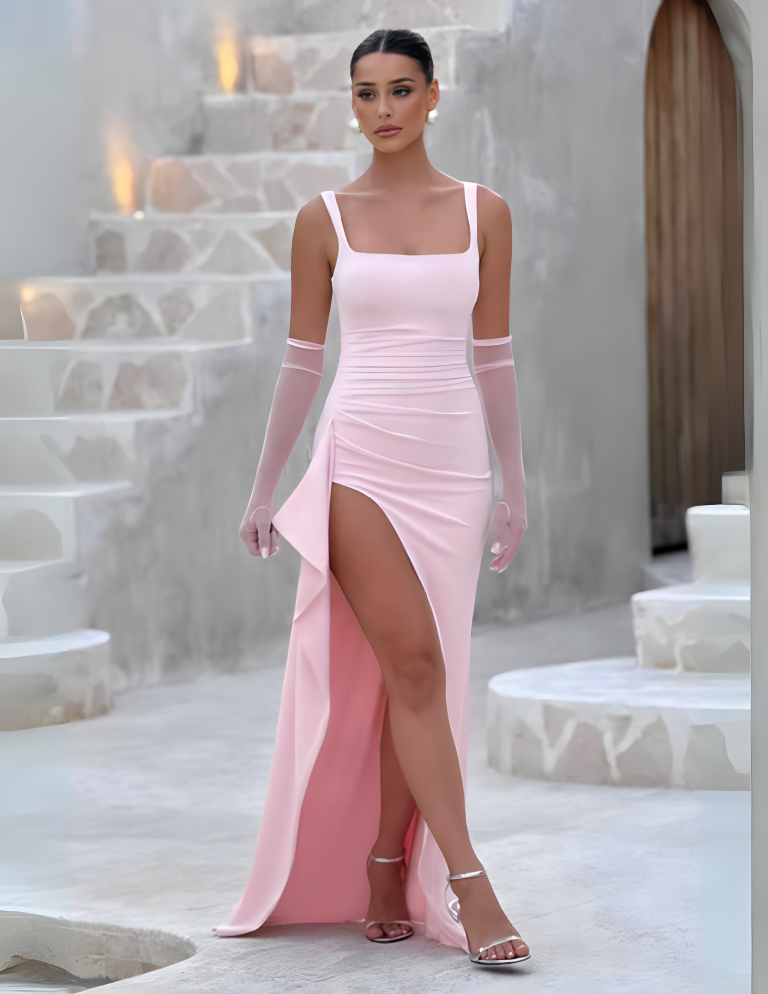 KALENA MAXI DRESS - LEMON