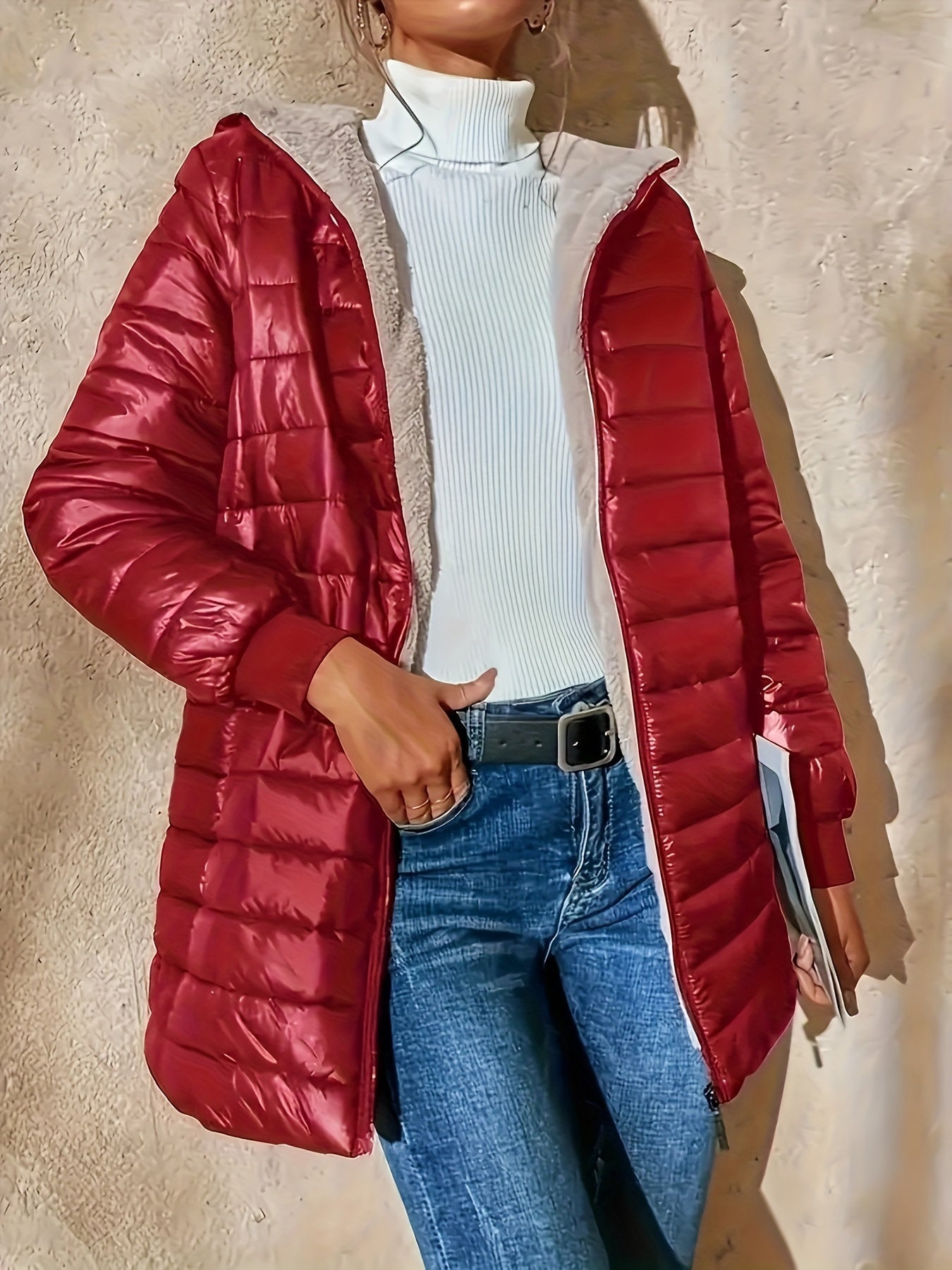 Clara - Warm Winter Hooded Puffer Jacket