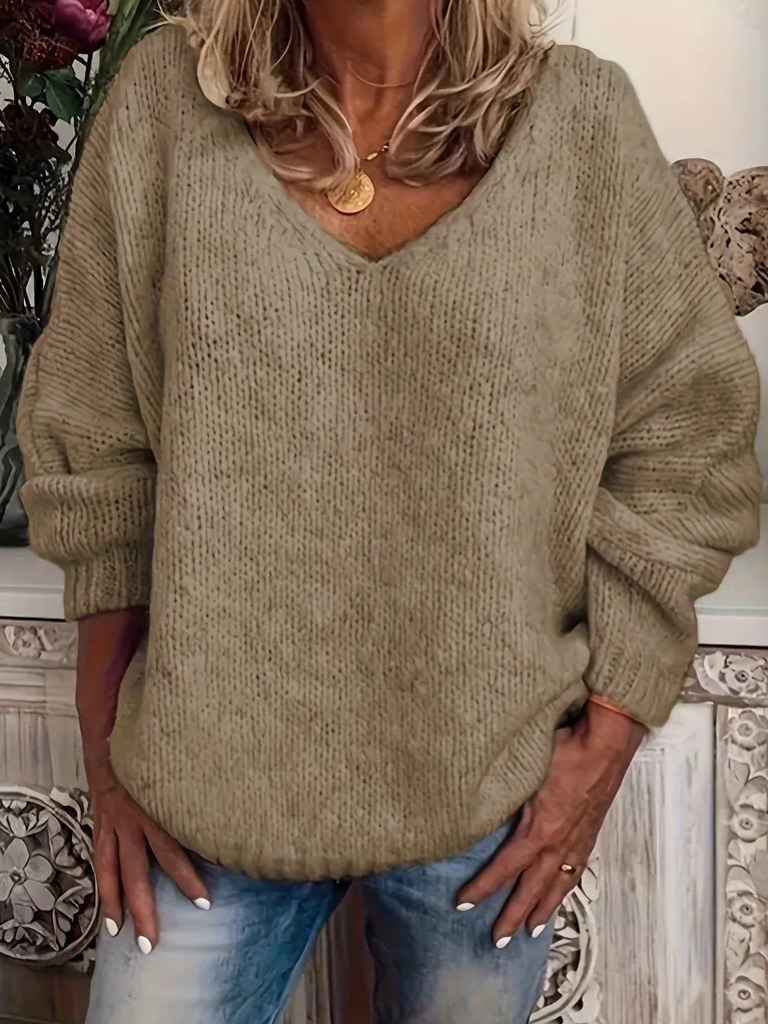 ALINA V-NECK SWEATER