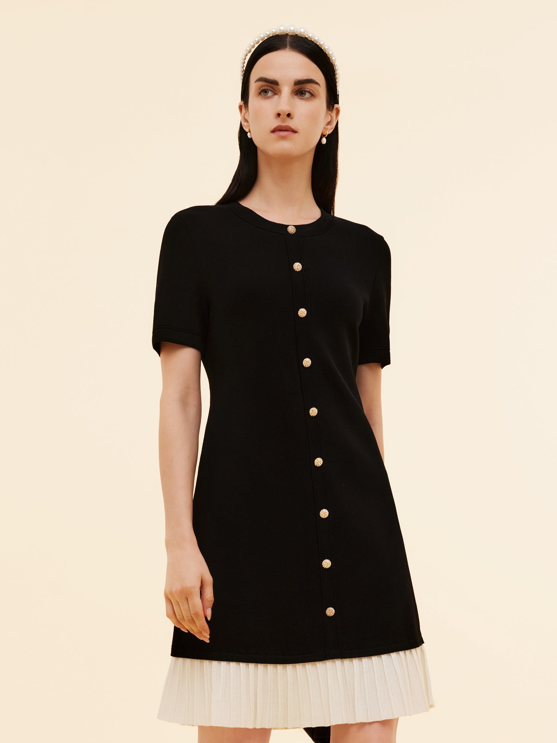 Camille | Tencel Blend Knit Mini Dress