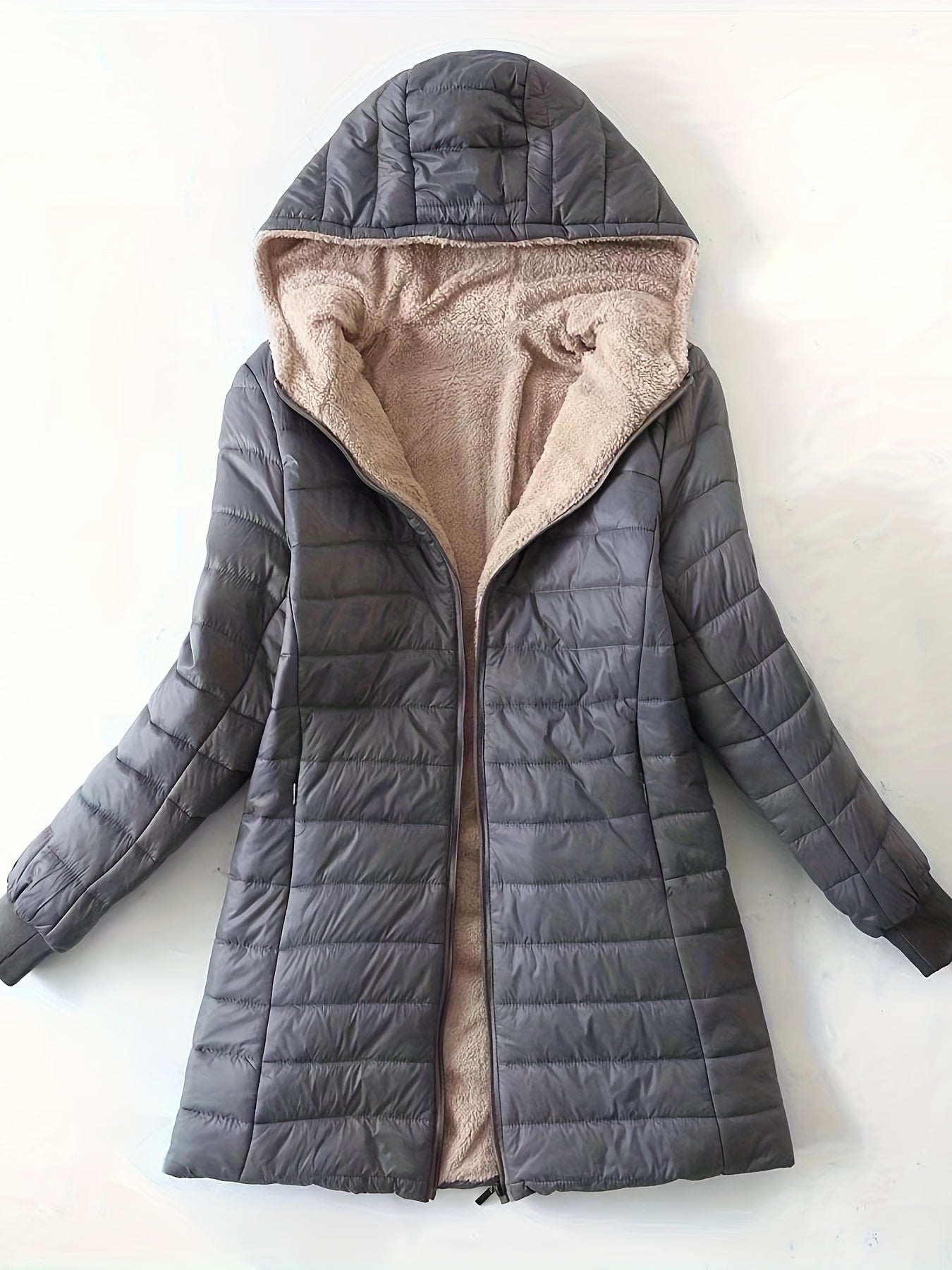 Clara - Warm Winter Hooded Puffer Jacket