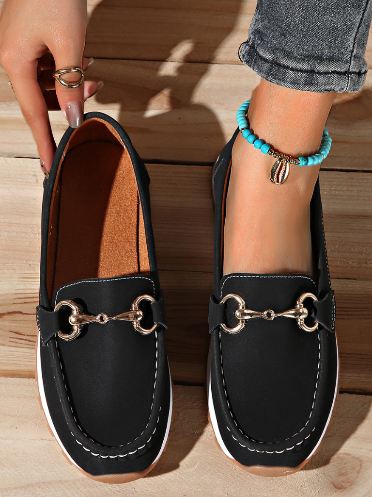 ISLA CHAIN DETAIL LOAFERS