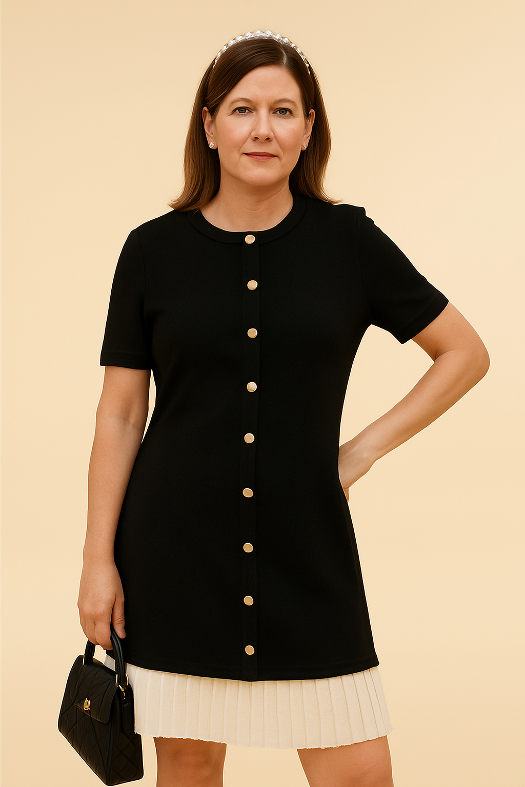 Camille | Tencel Blend Knit Mini Dress