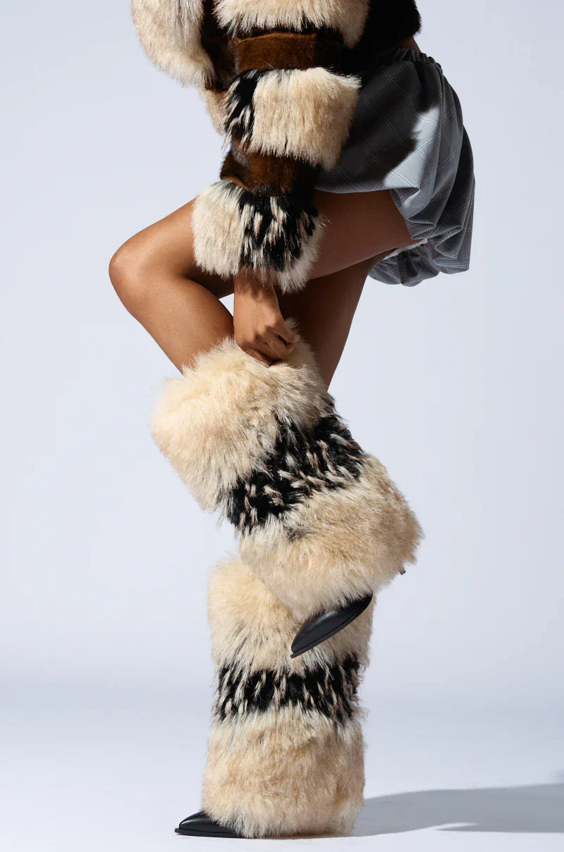 The Monroe “Evelyn” Winter Fur Stiletto Boot