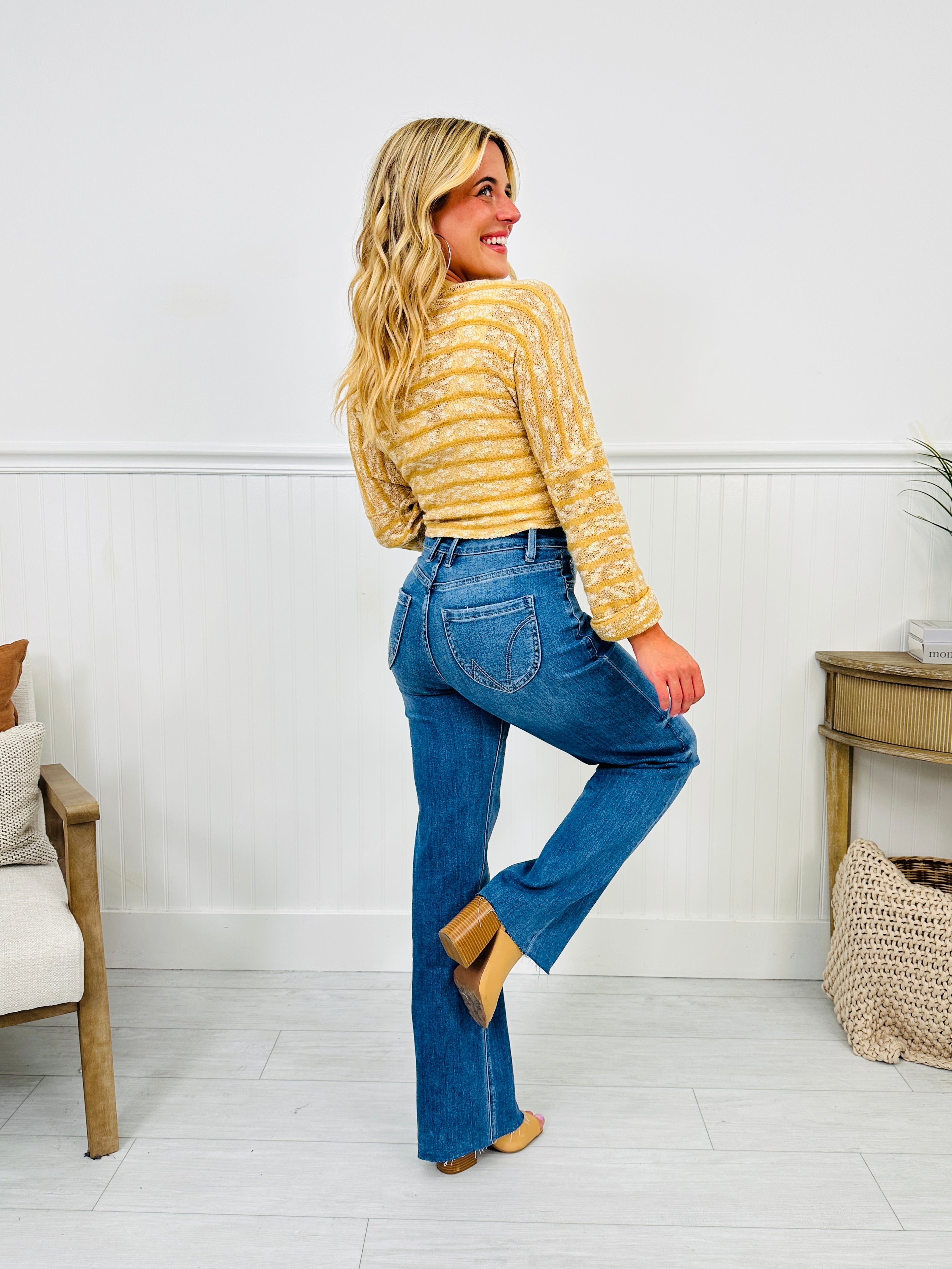 Chloe | Slimming wide leg jeans