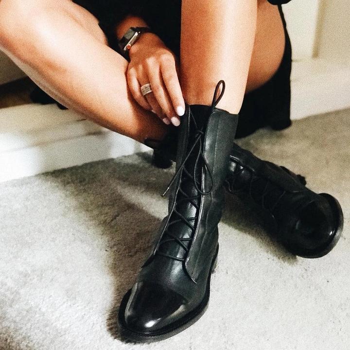 Monroe™ - Elegant Vegan Leather Heeled Boots