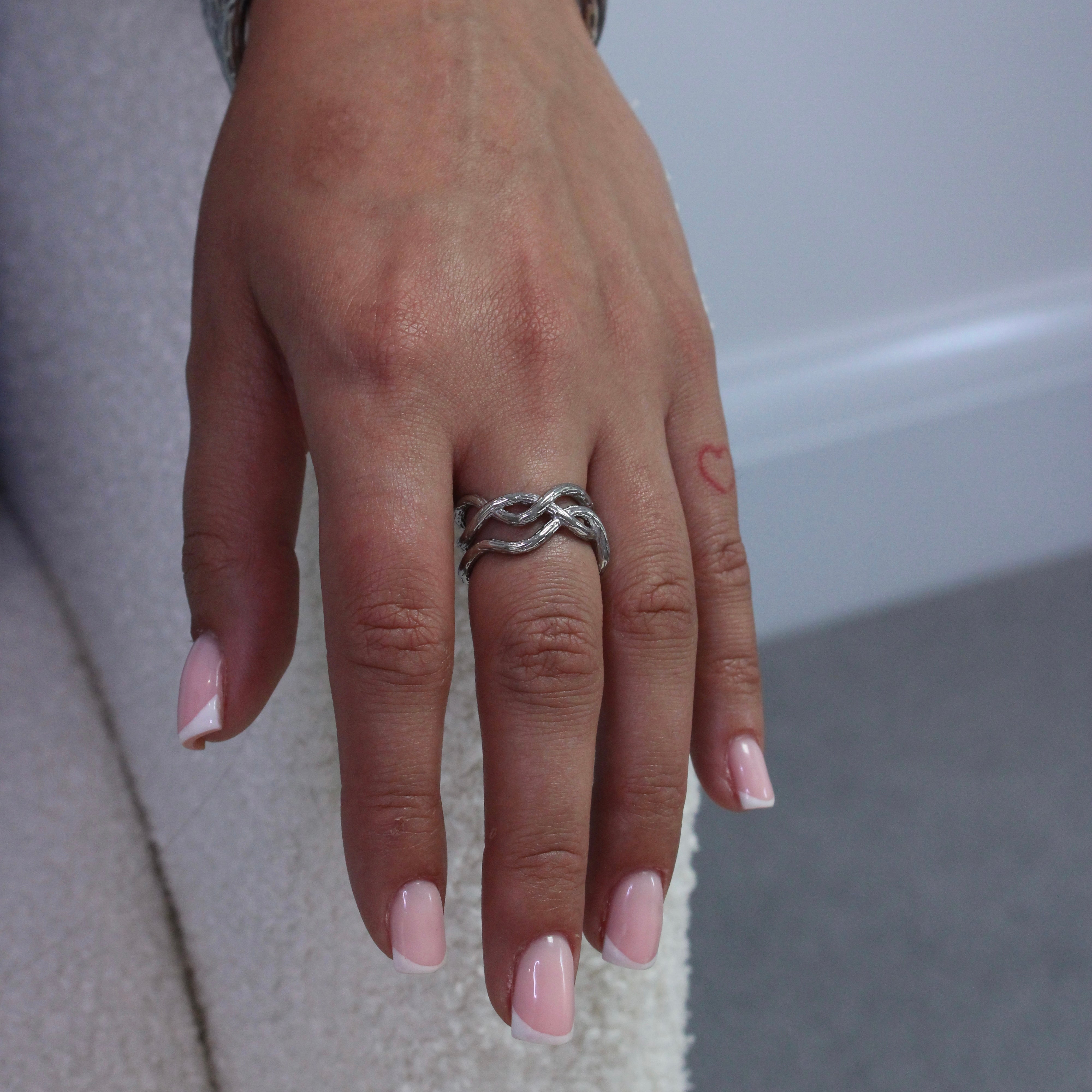 Adjustable Nevaya Silver Ring