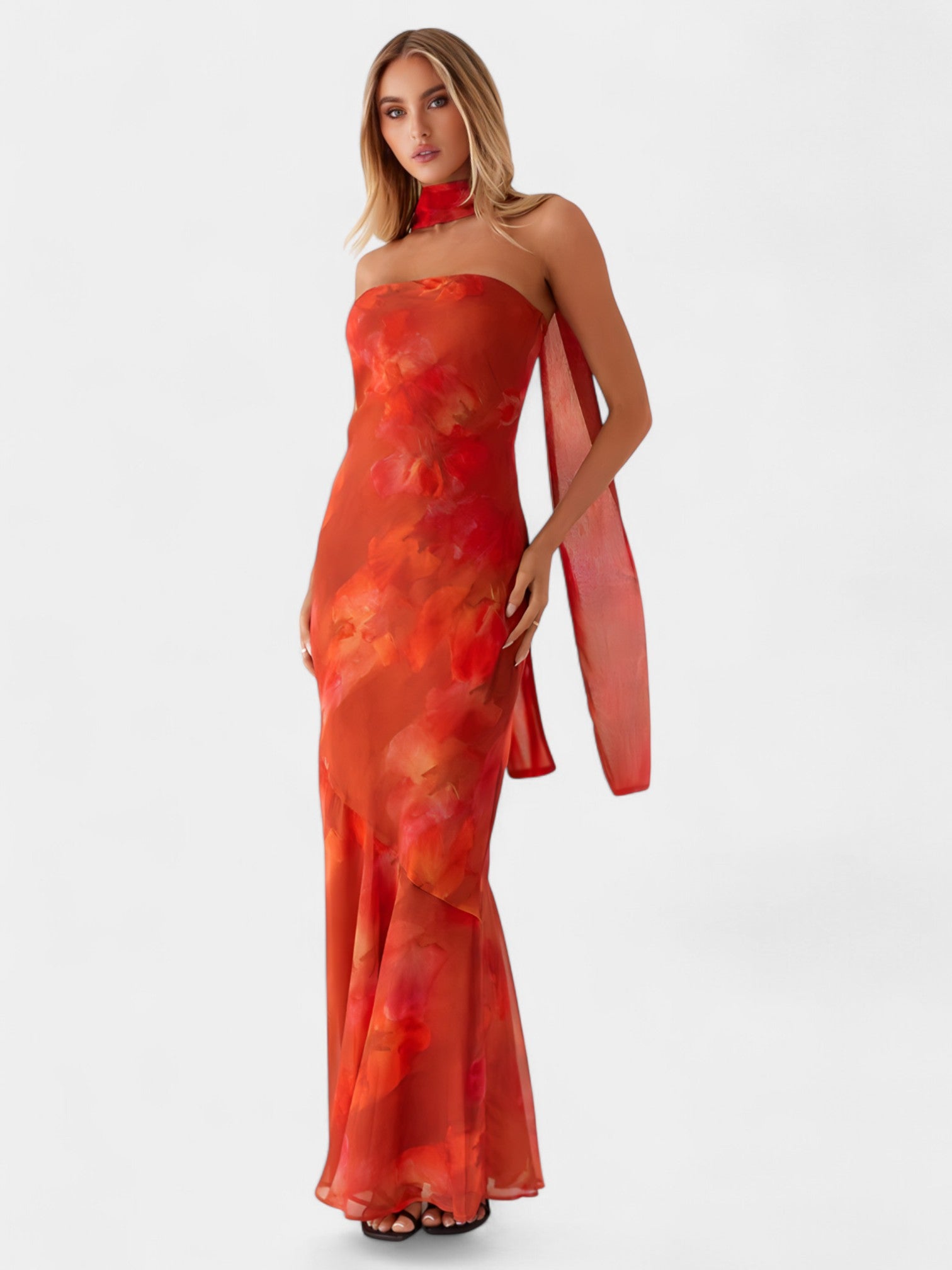 DONNA MAXI DRESS - AMBER