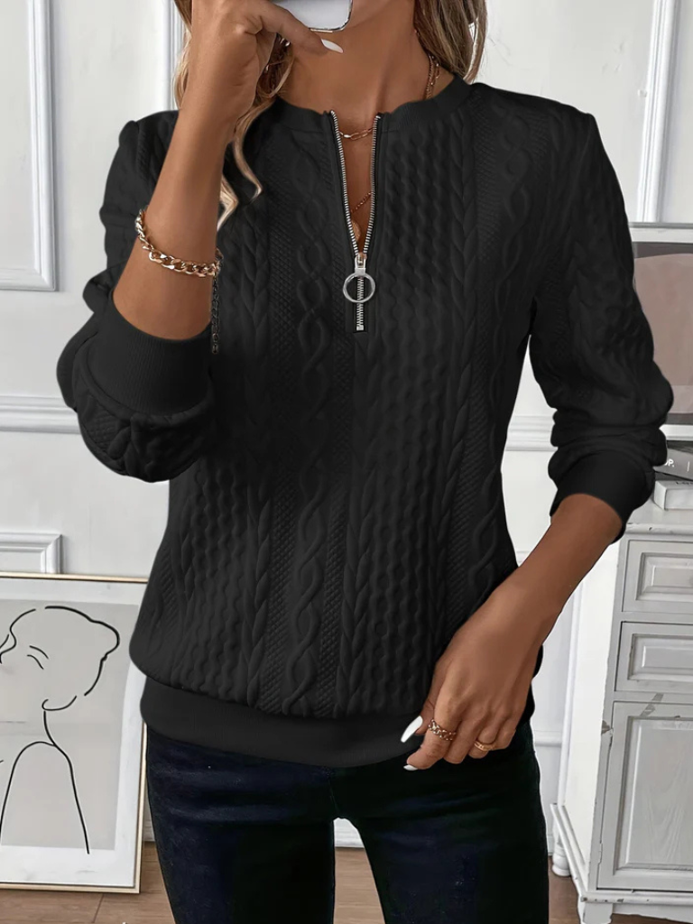 Thalienne | Zip Sweater