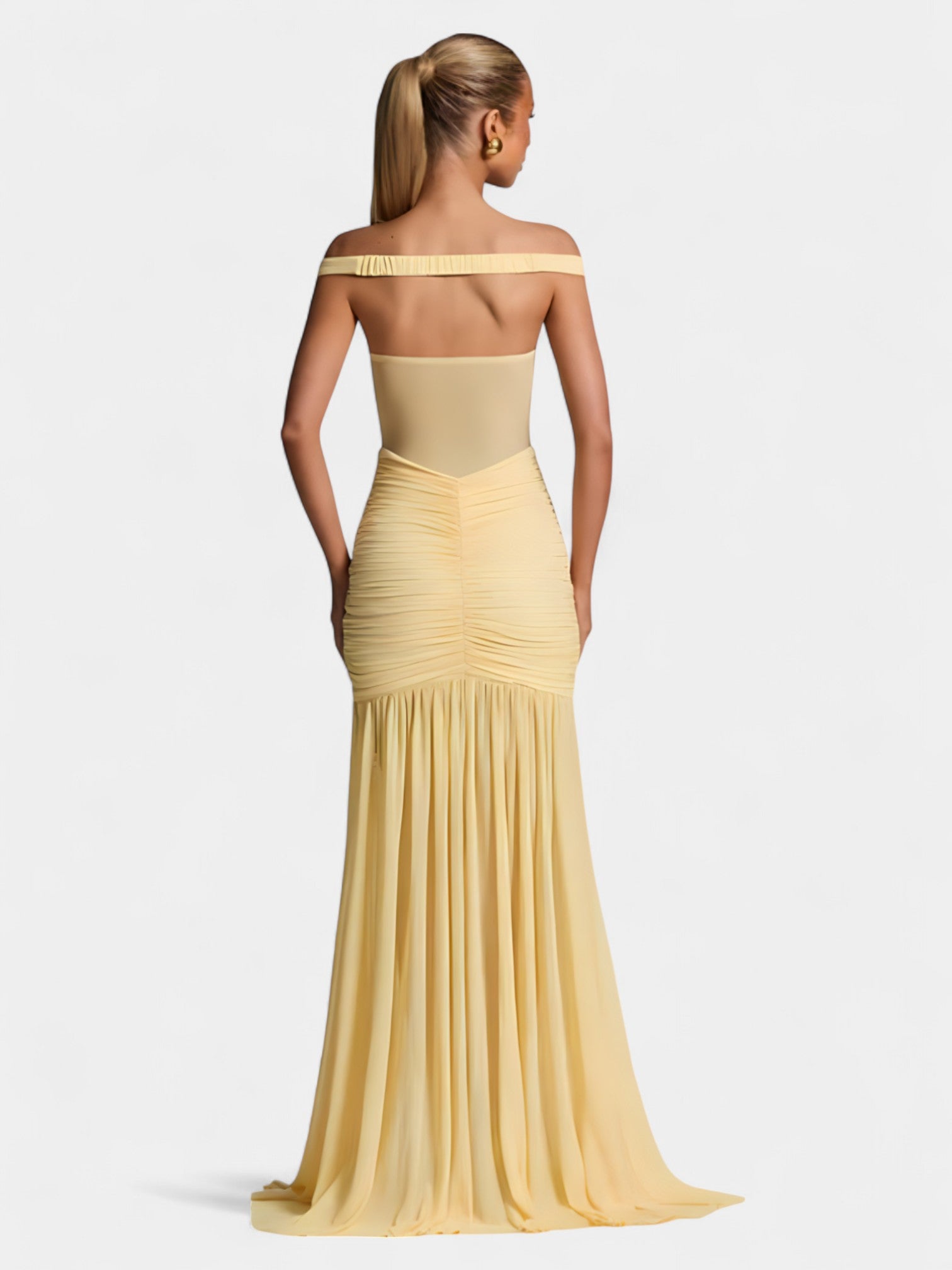ALESSIA MAXI DRESS - LEMON