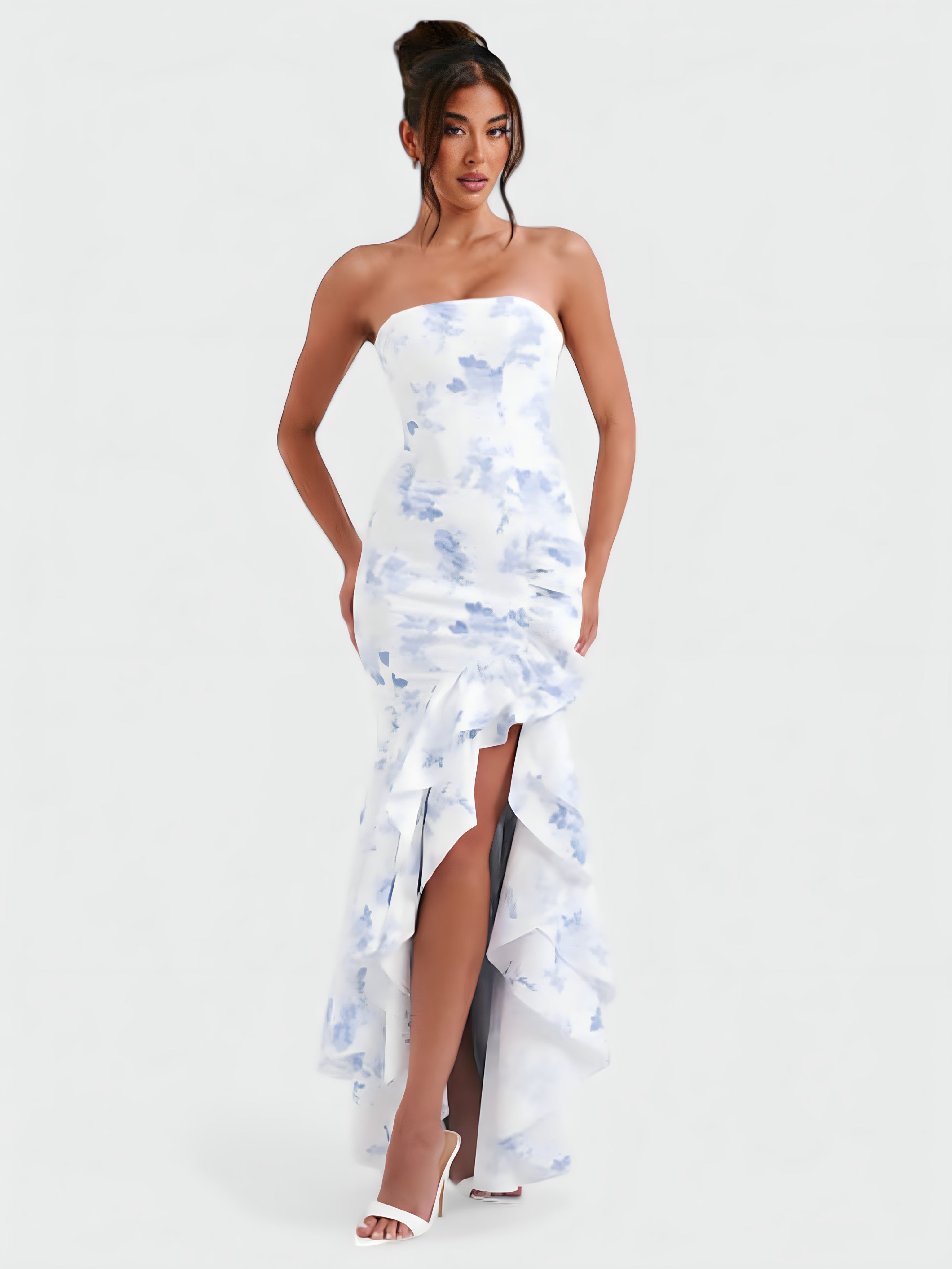 VANESSA MAXI DRESS - WINE RED