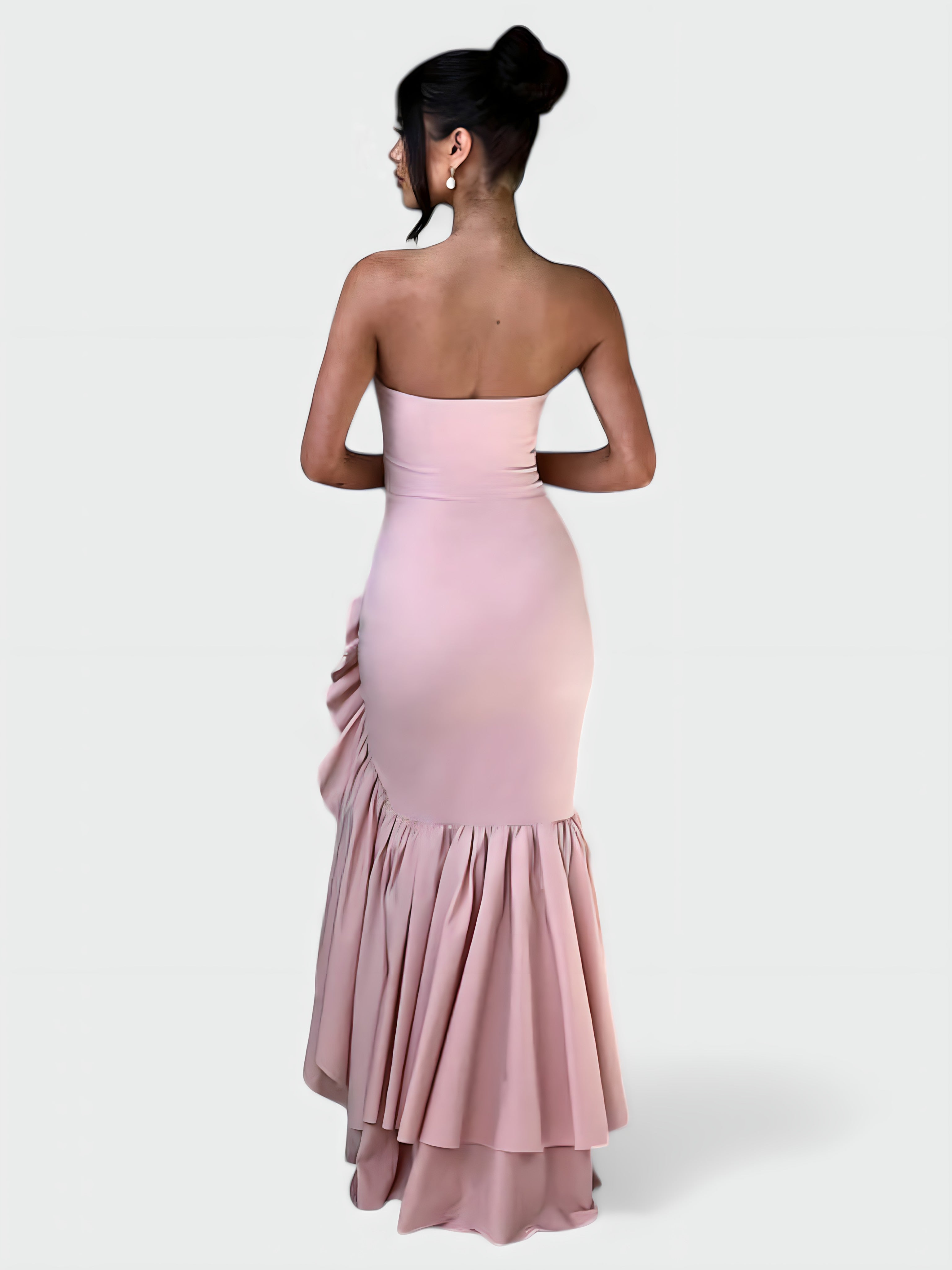 VANESSA MAXI DRESS - WINE RED