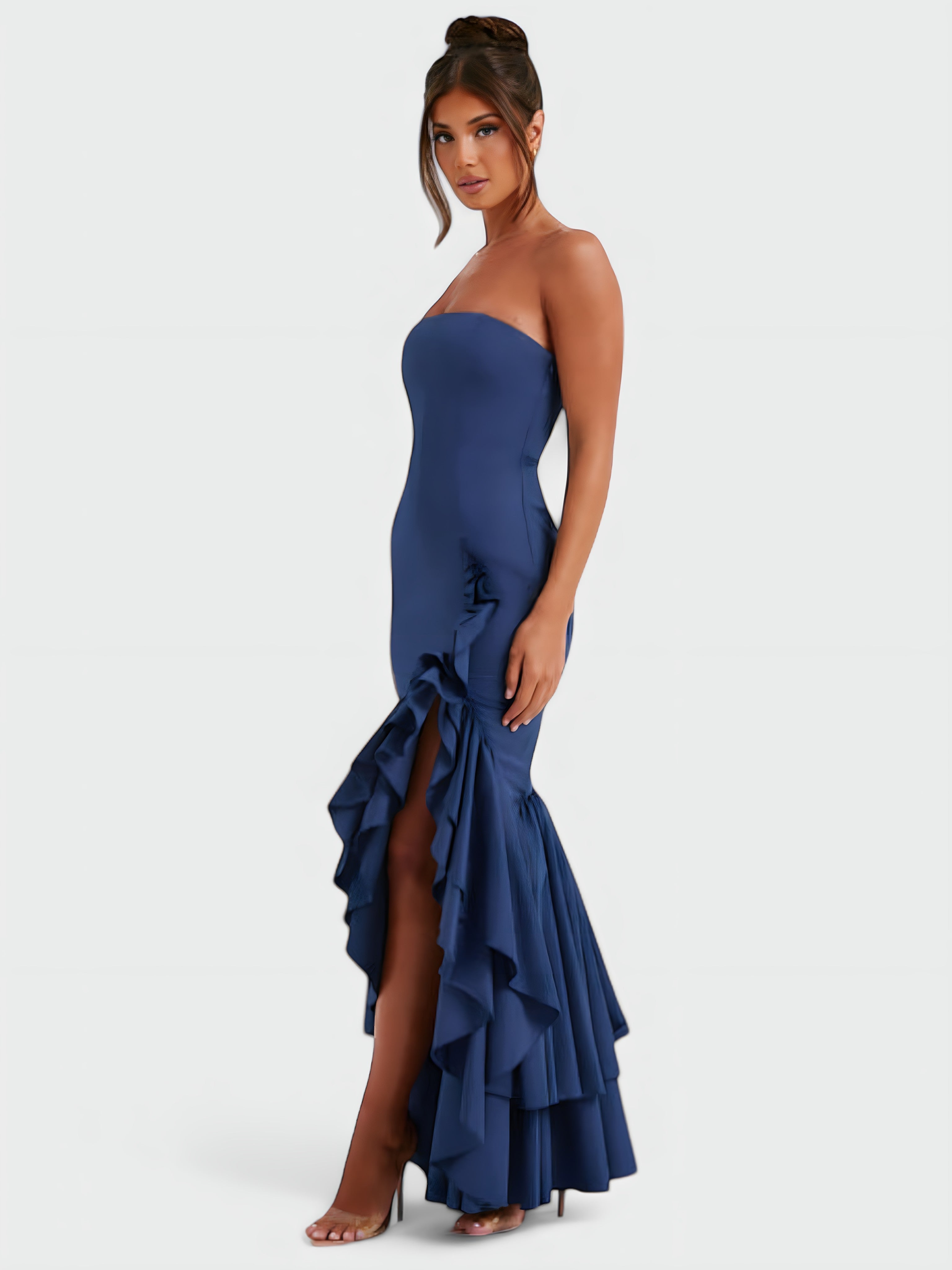 VANESSA MAXI DRESS - WINE RED