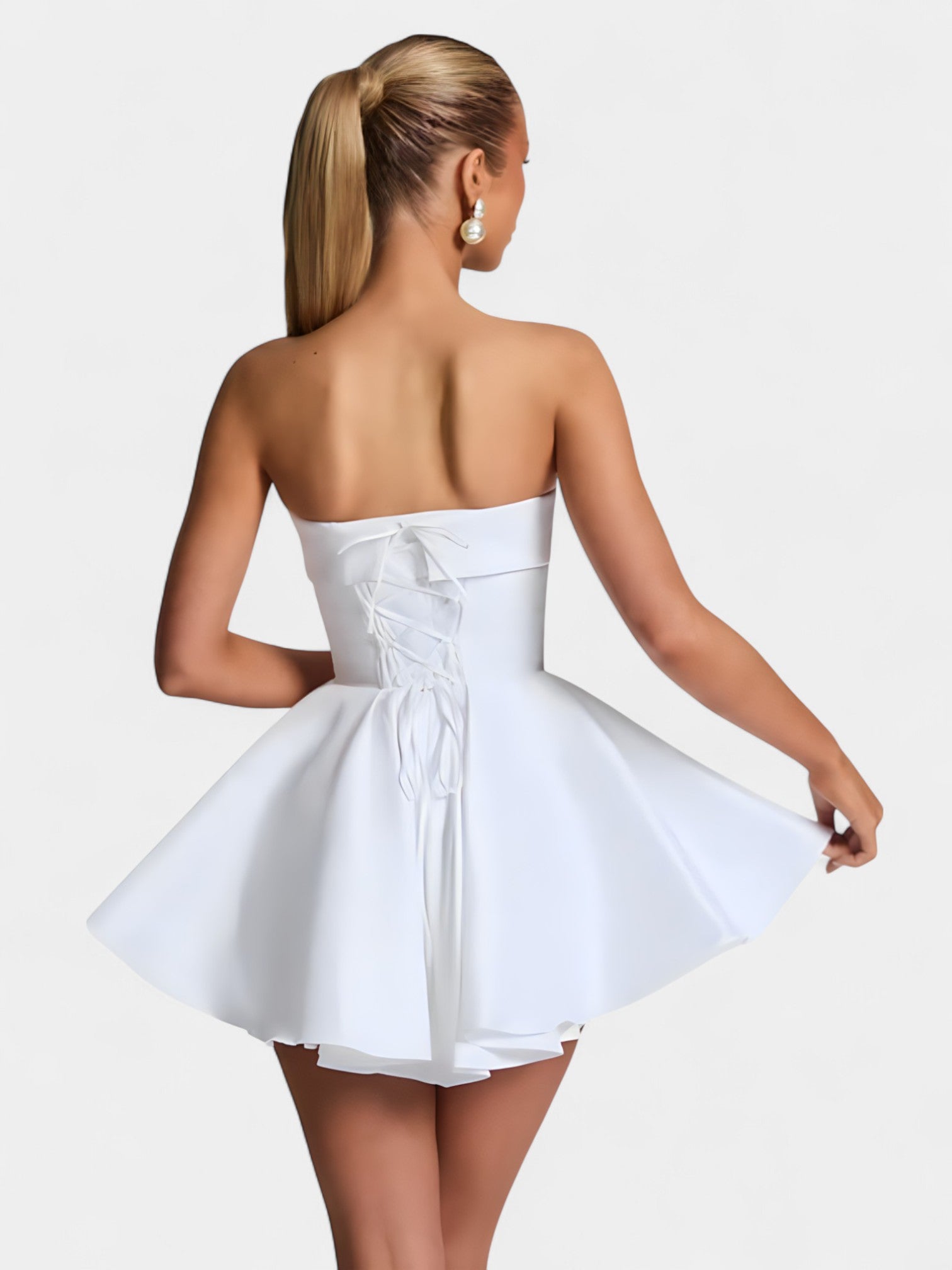 VELINA MINI DRESS - IVORY