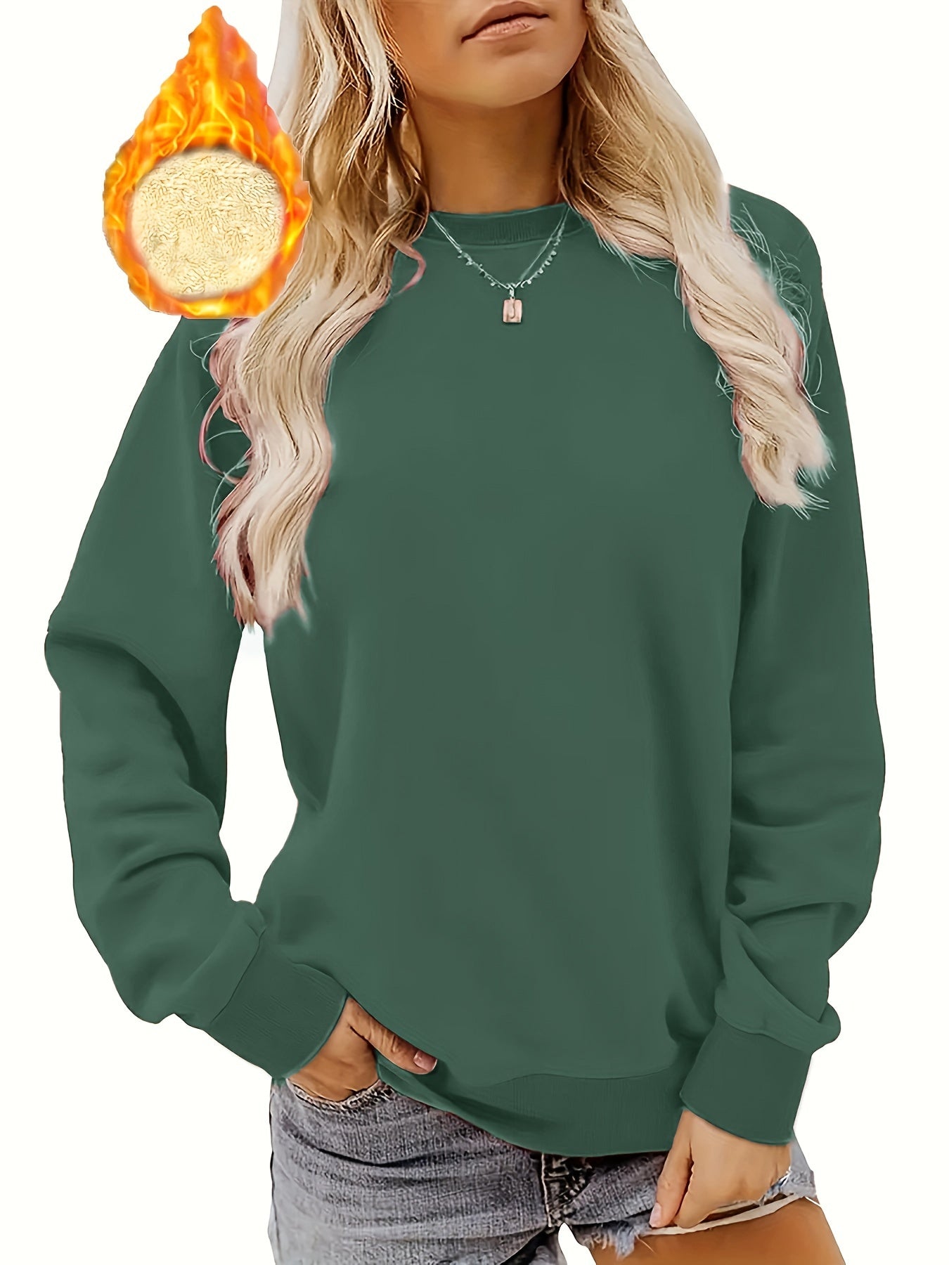 Mila - Winter Pullover Thermal Sweatshirt