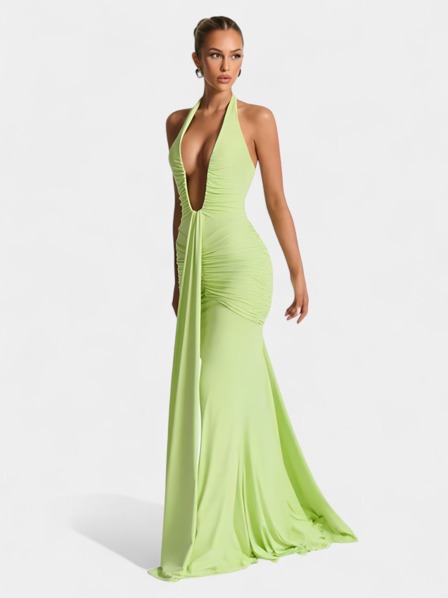 ADELAIDE MAXI DRESS - PLUM BROWN