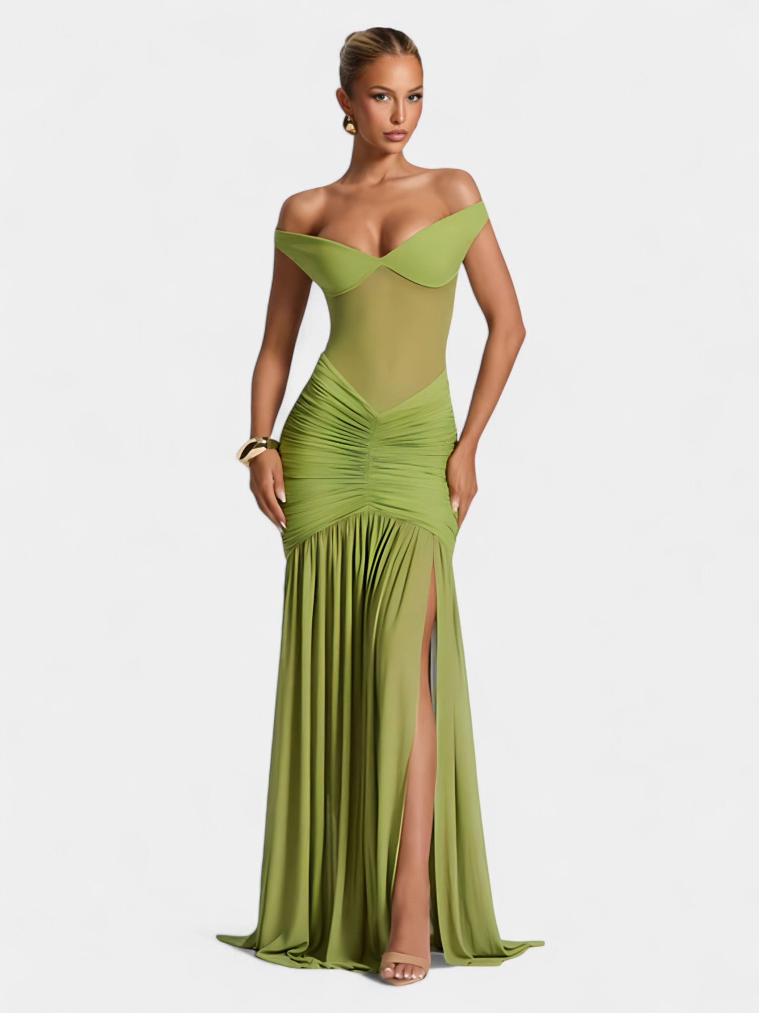 ALESSIA MAXI DRESS - LEMON