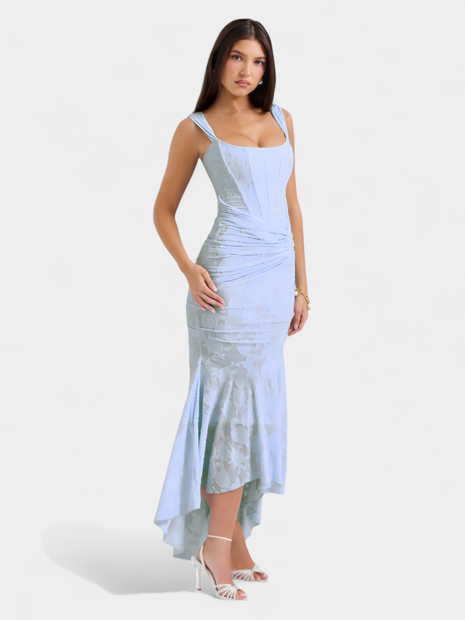 TINA MAXI DRESS - BABY BLUE