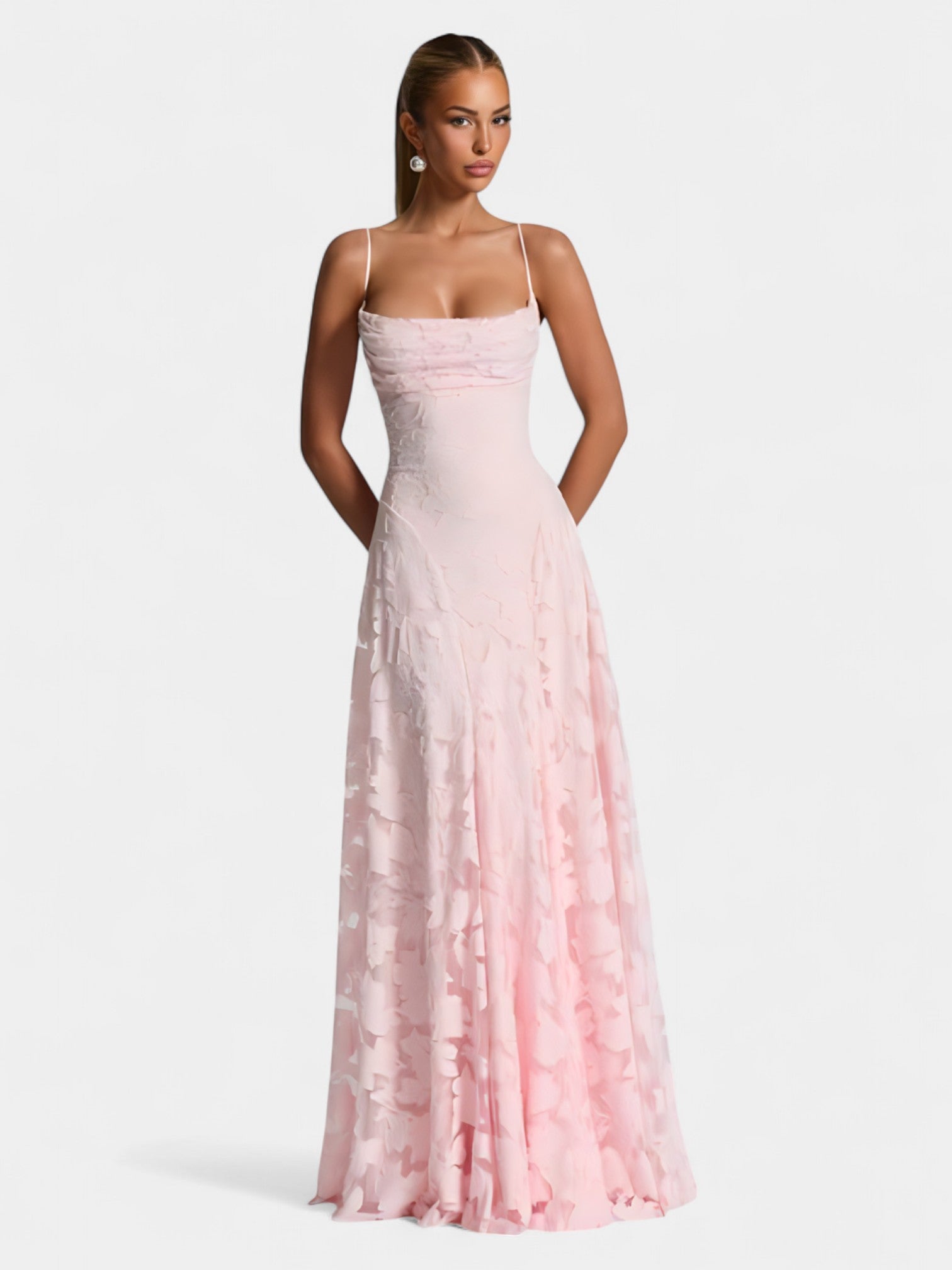 ADALIA MAXI DRESS - BLUSH
