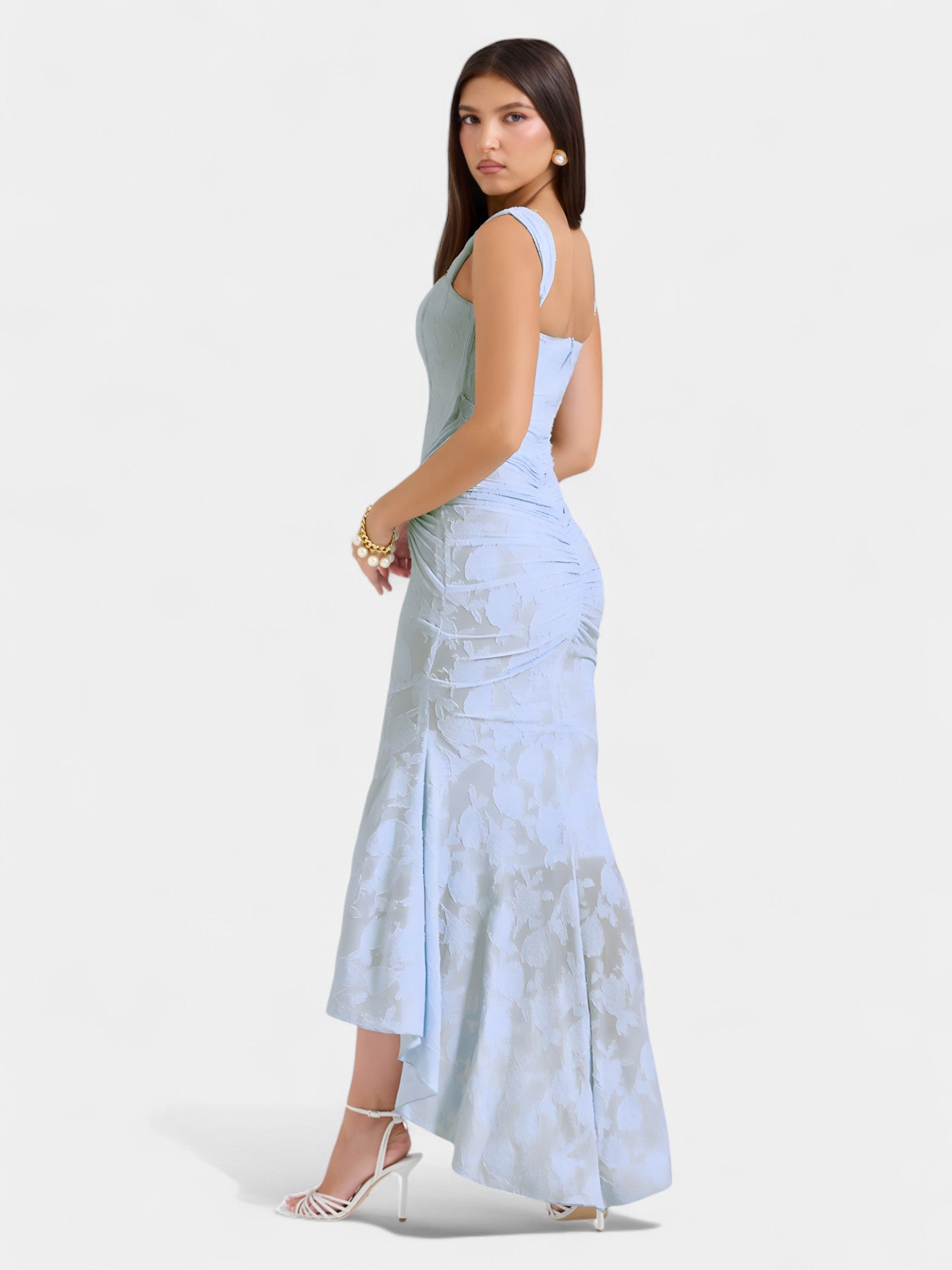 TINA MAXI DRESS - BABY BLUE