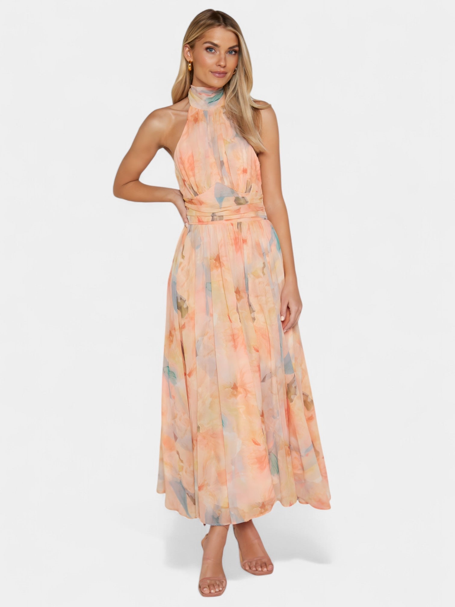 MEL MIDI DRESS