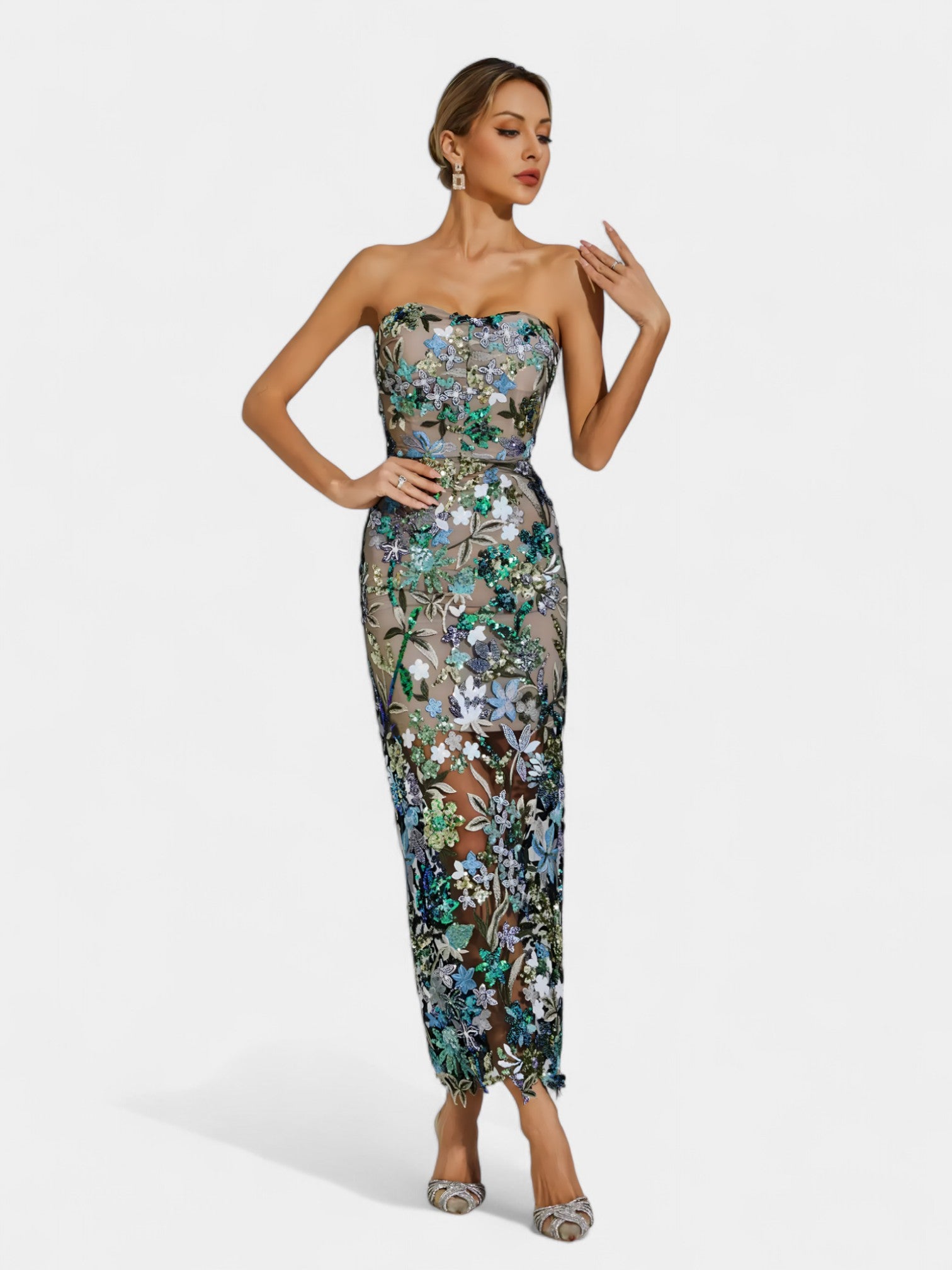 LORETTA MAXI DRESS - LAVENDAR