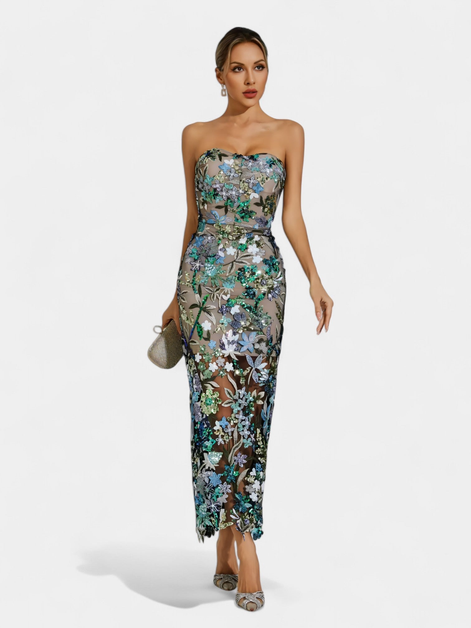 LORETTA MAXI DRESS - EMERALD