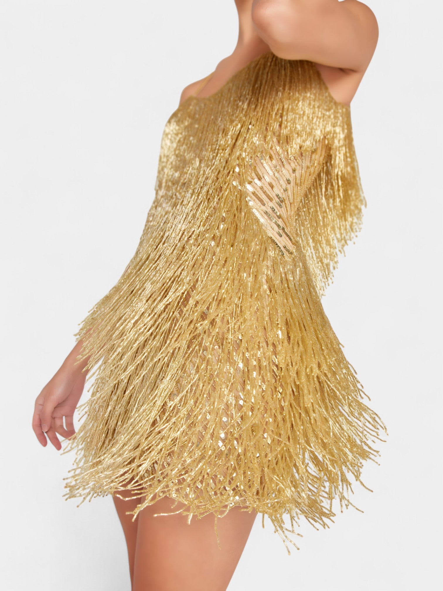 ALIRA MINI DRESS - GOLD
