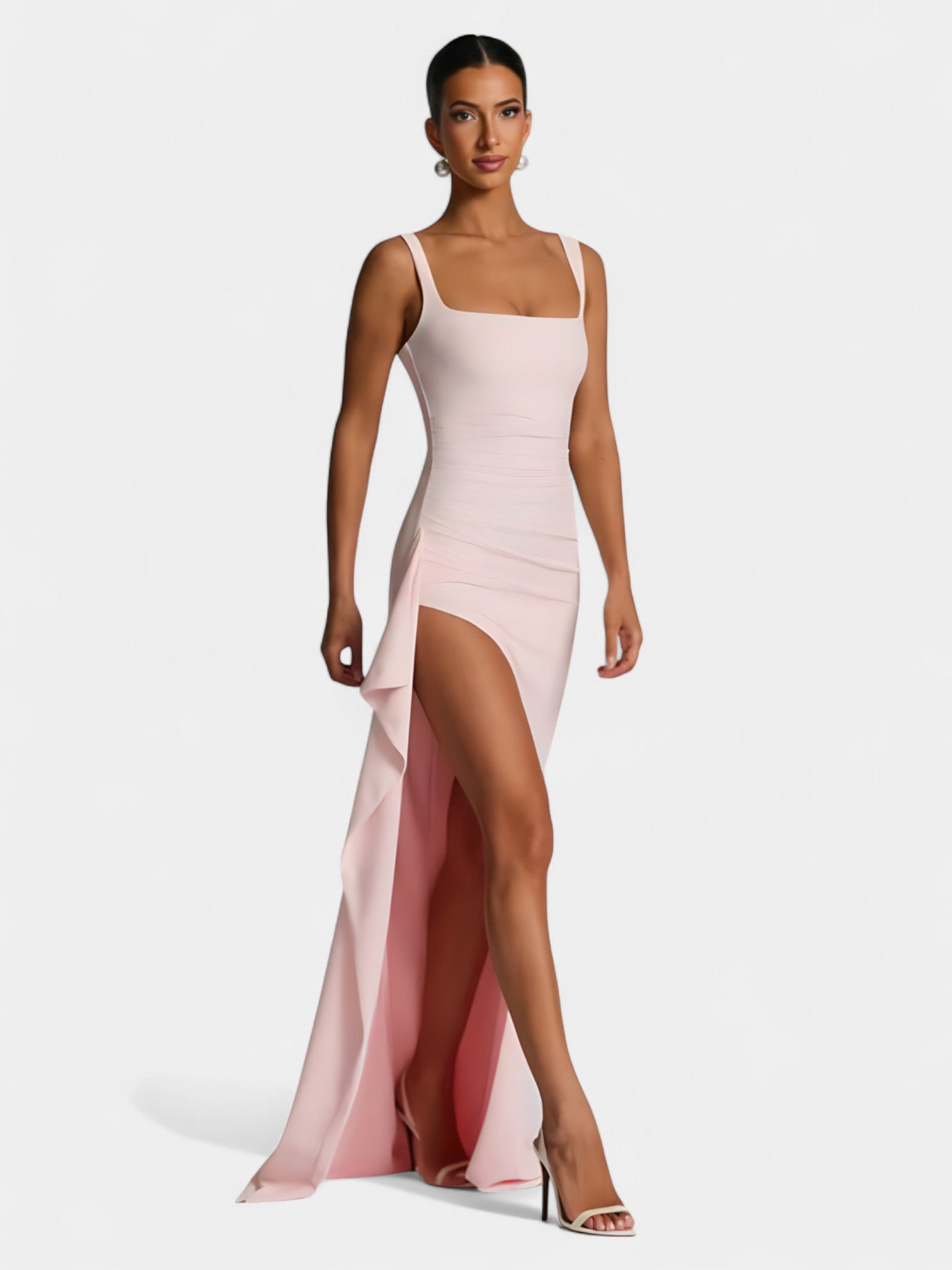 KALENA MAXI DRESS - LEMON