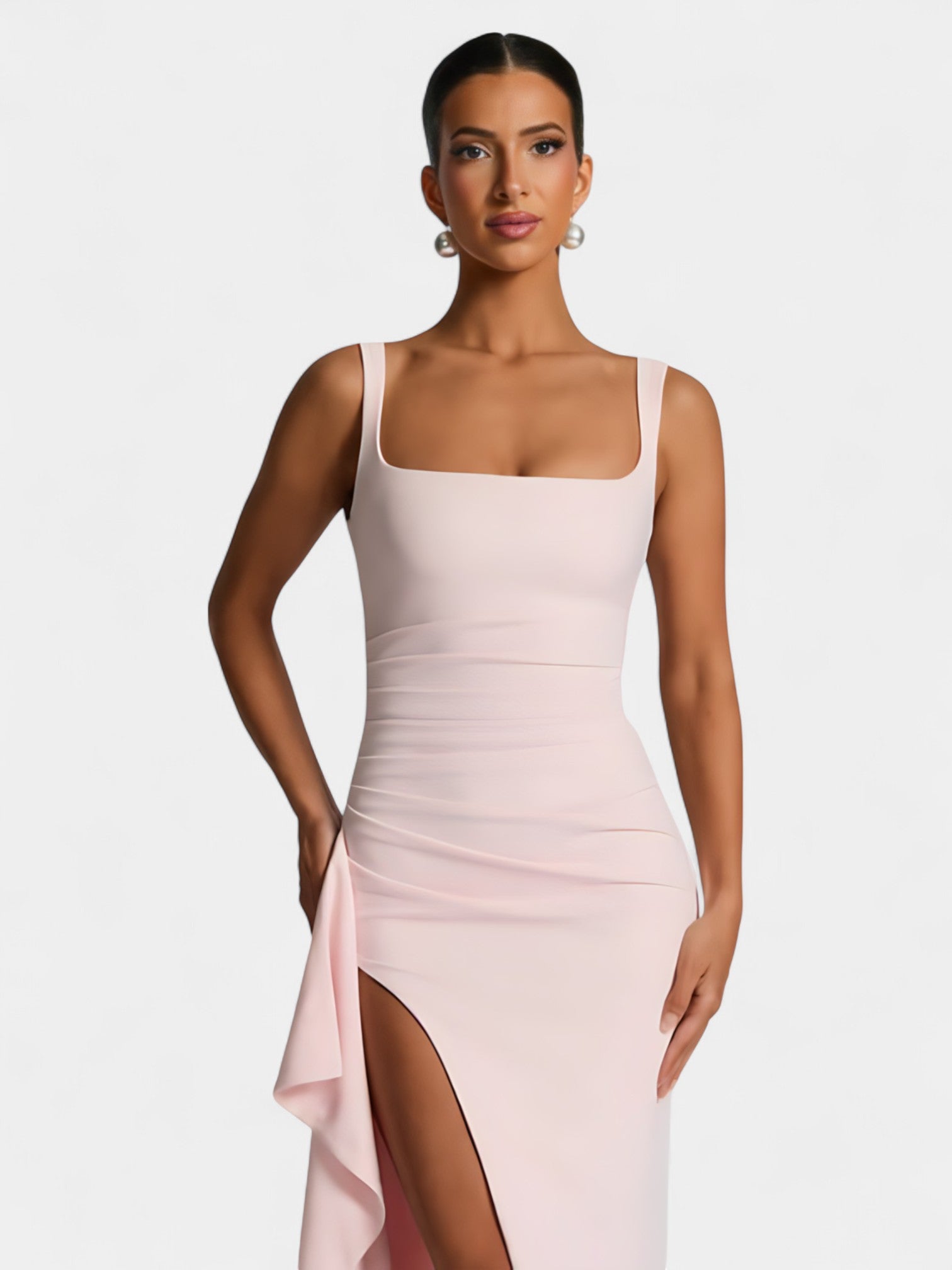 KALENA MAXI DRESS - LEMON