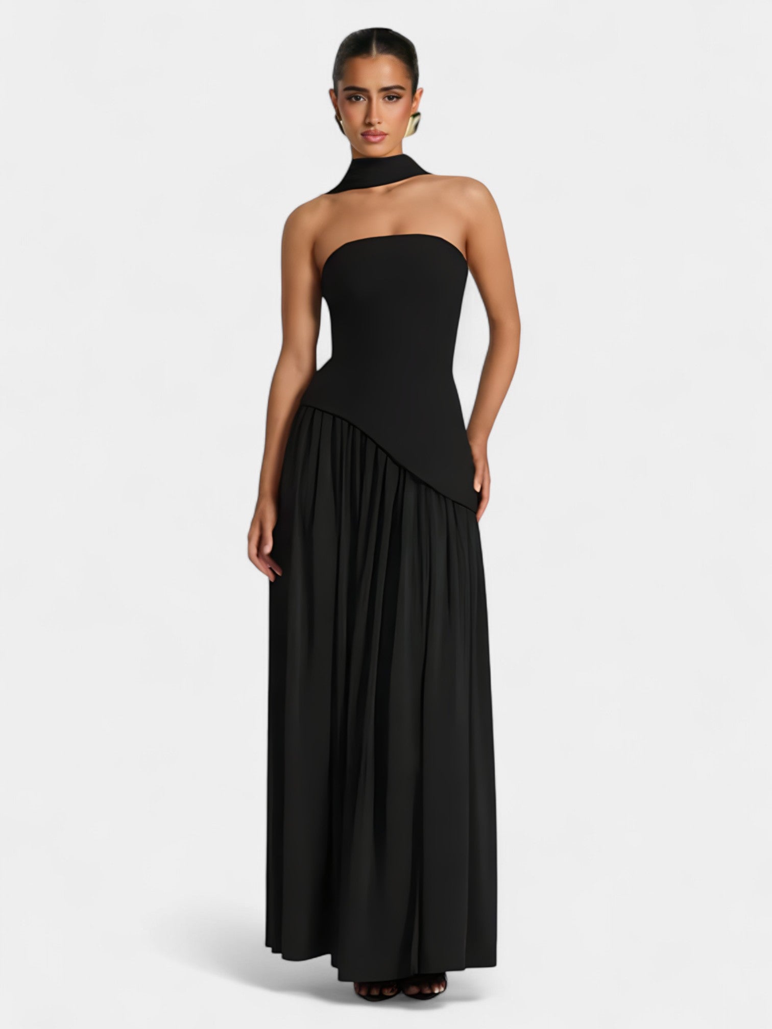 LIBERTY MAXI DRESS - COFFEE