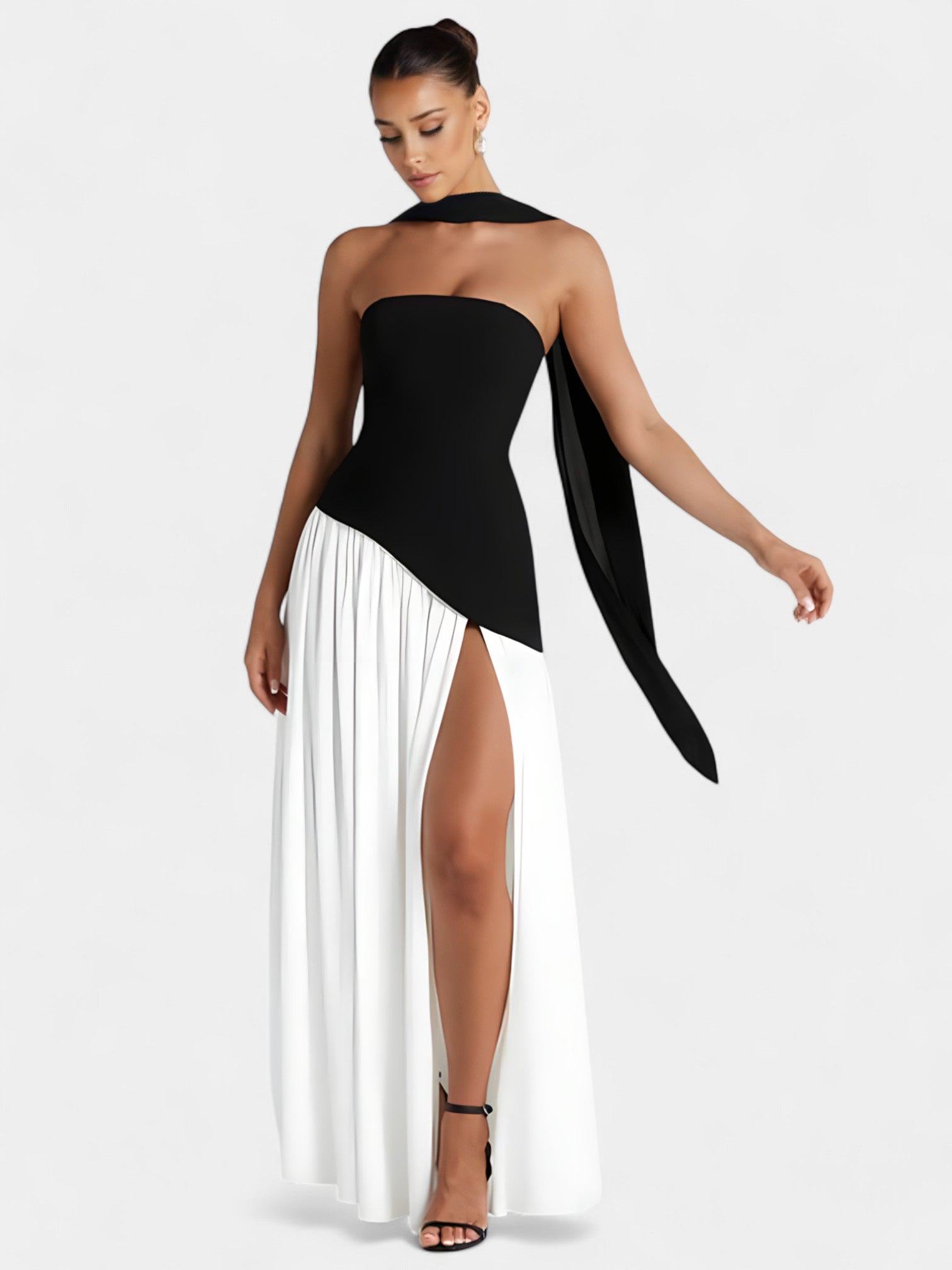 LIBERTY MAXI DRESS - COFFEE