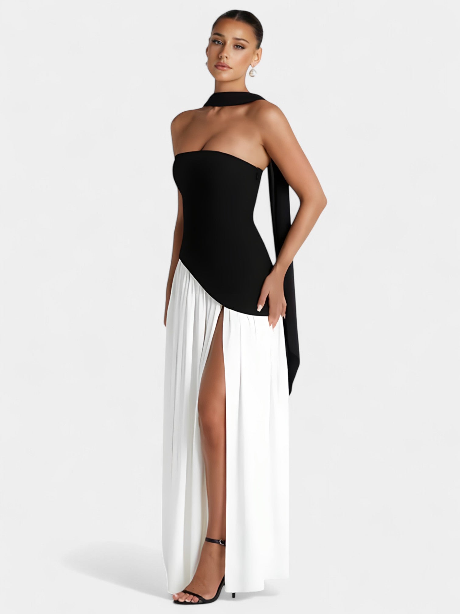 LIBERTY MAXI DRESS - COFFEE