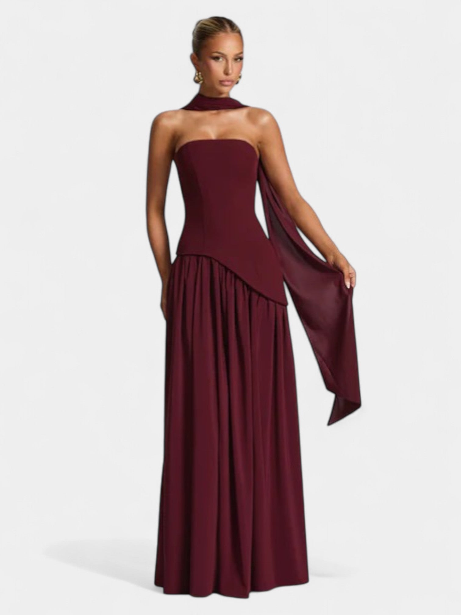 LIBERTY MAXI DRESS - COFFEE