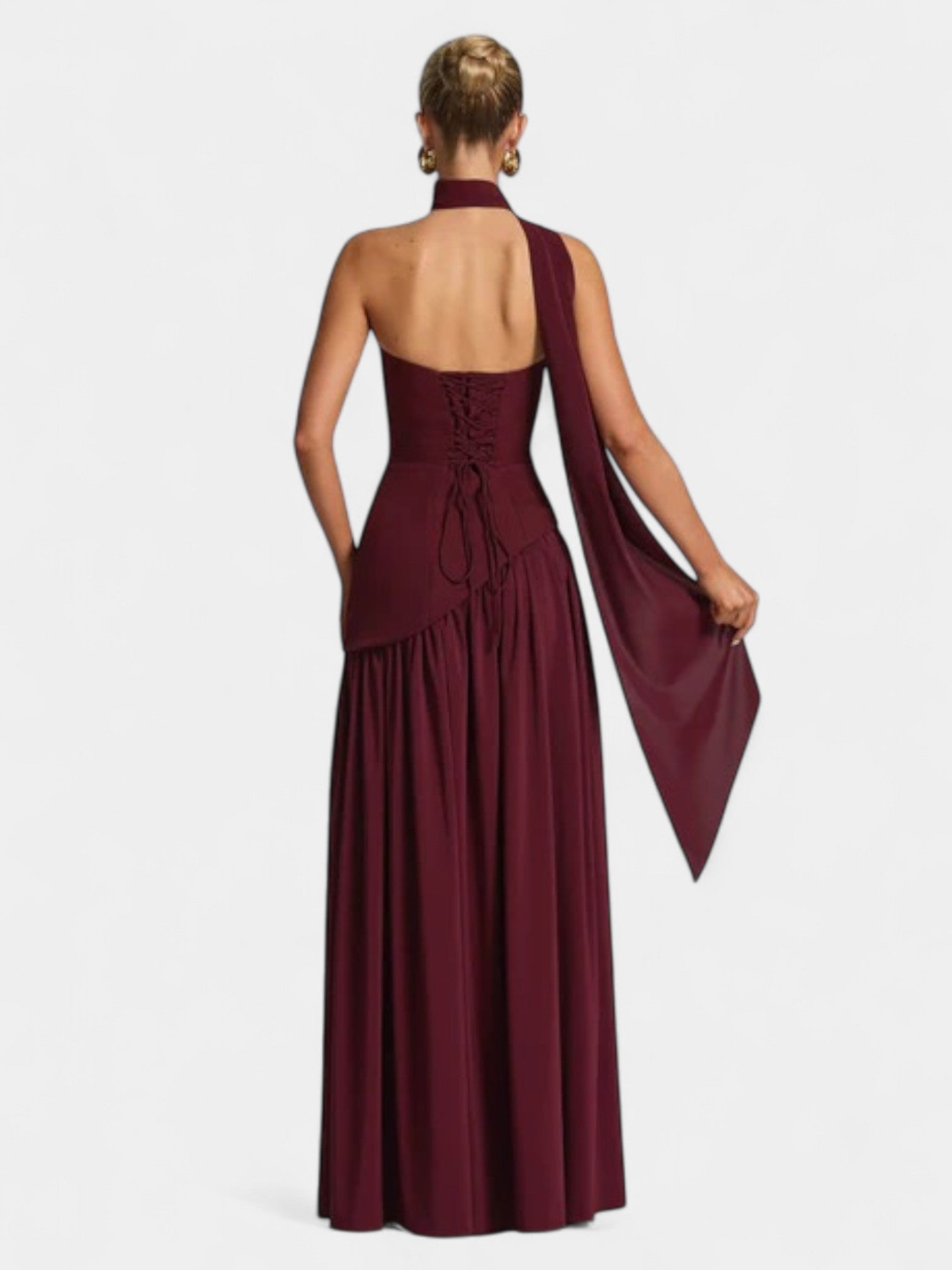 LIBERTY MAXI DRESS - COFFEE