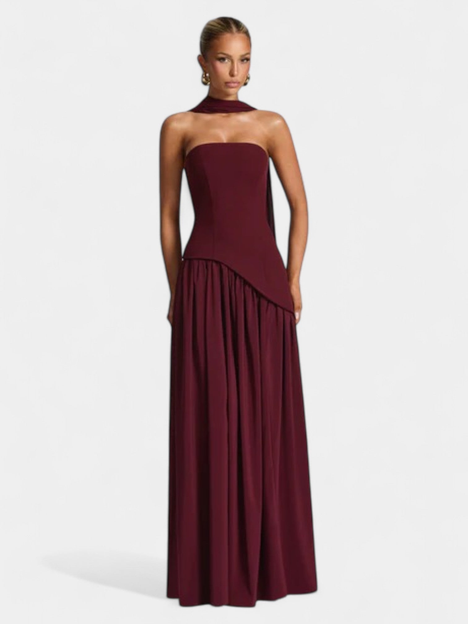 LIBERTY MAXI DRESS - COFFEE