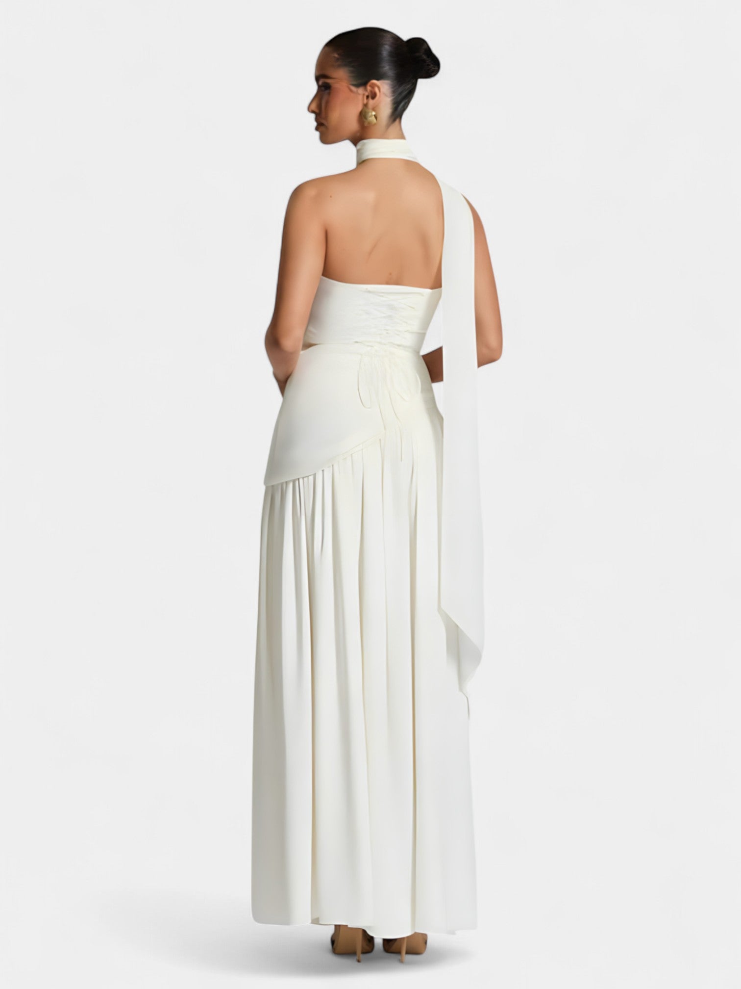 LIBERTY MAXI DRESS - COFFEE