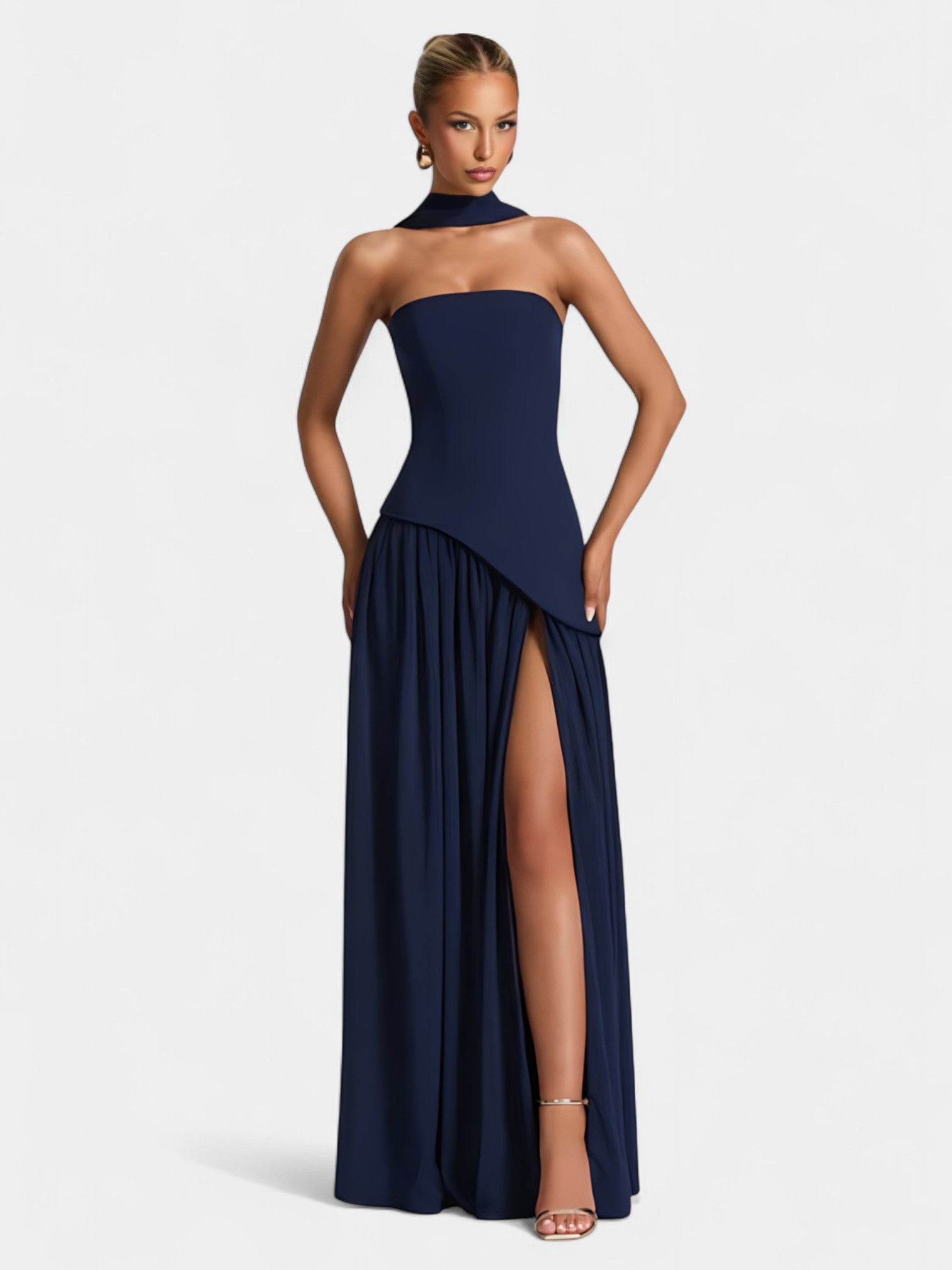 LIBERTY MAXI DRESS - COFFEE