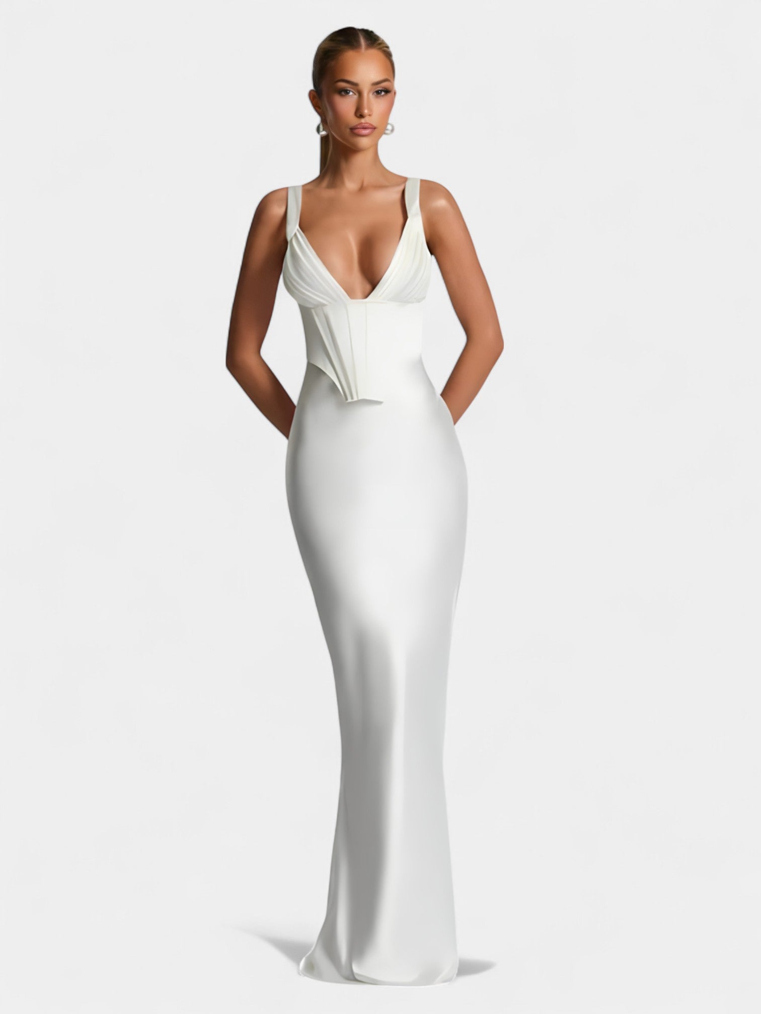 LIORA MAXI DRESS - IVORY