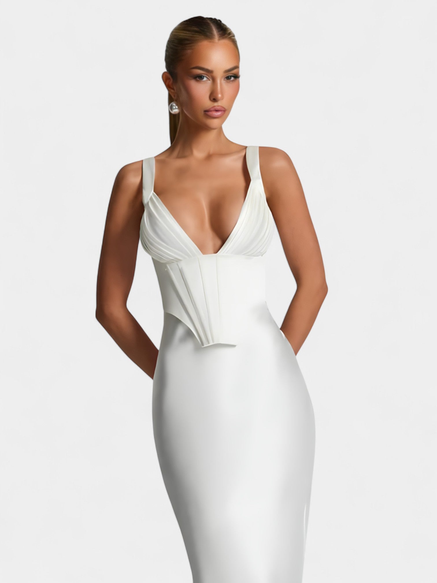 LIORA MAXI DRESS - IVORY