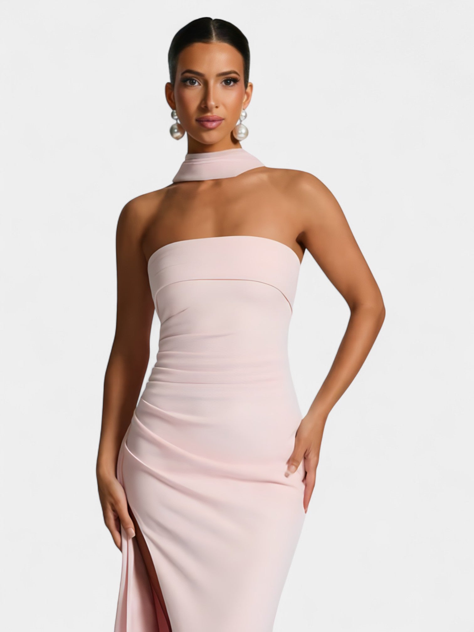 JORJA MAXI DRESS - BLUSH
