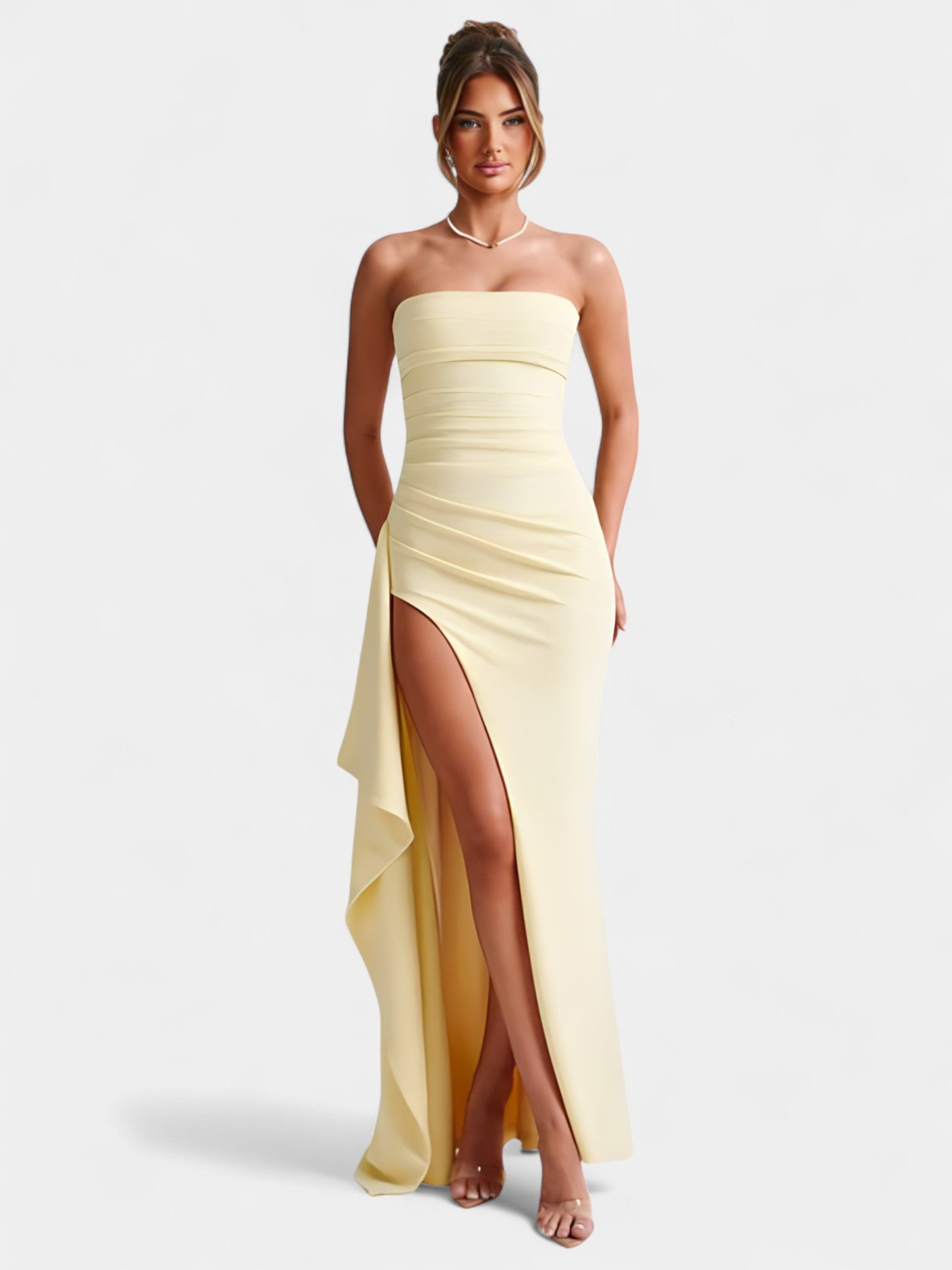 JORJA MAXI DRESS - LEMON