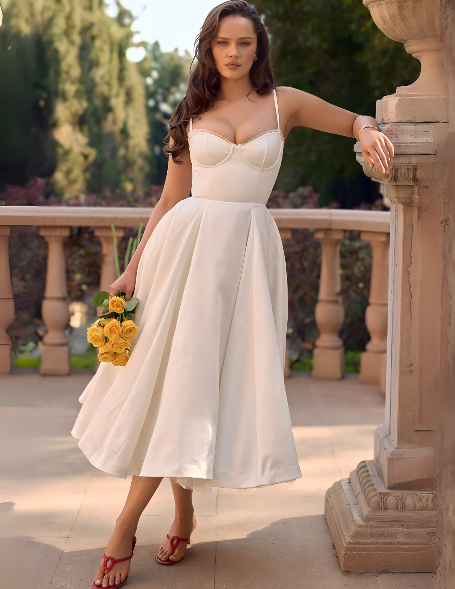 LUCIELLE MIDI DRESS