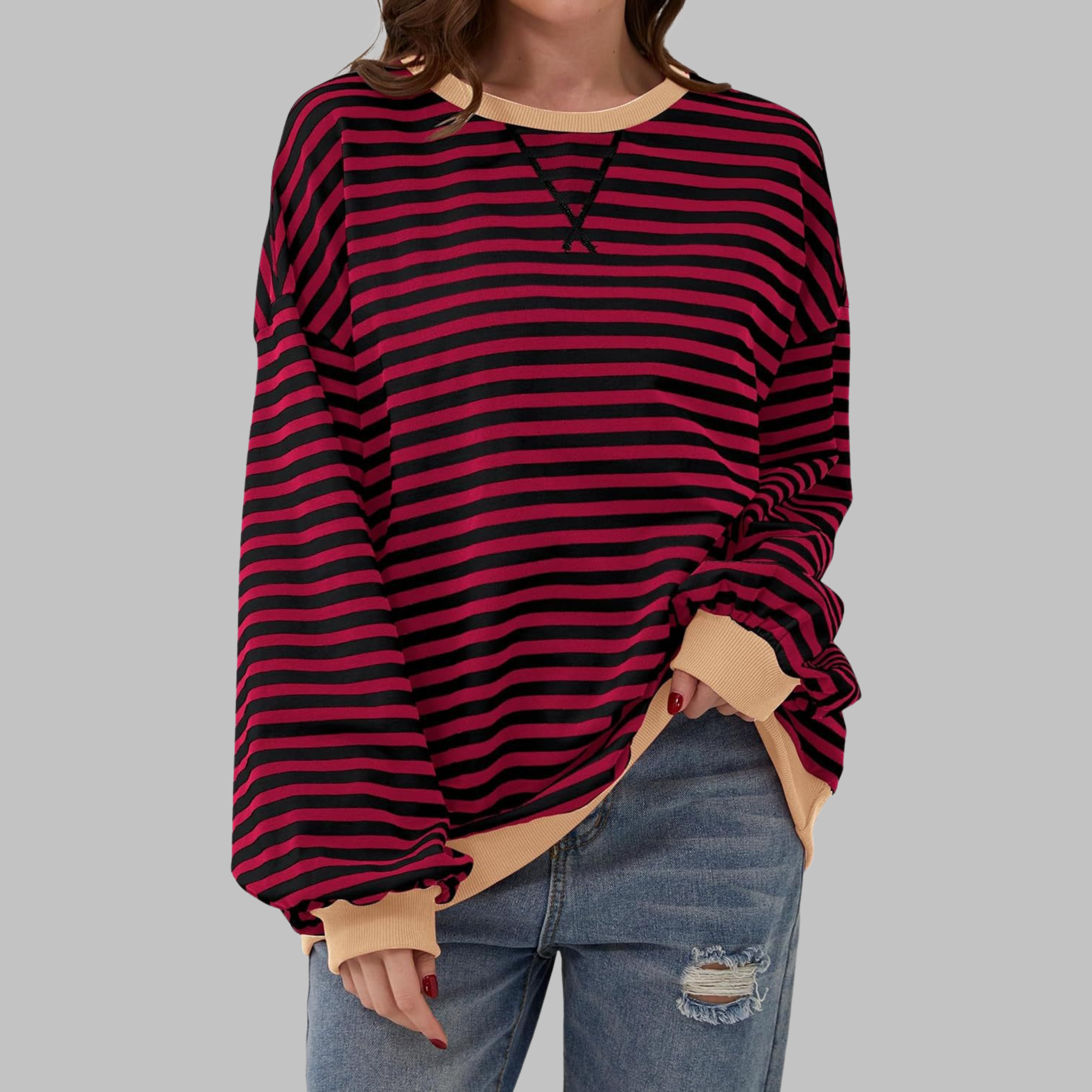 Holly | Striped Sweater